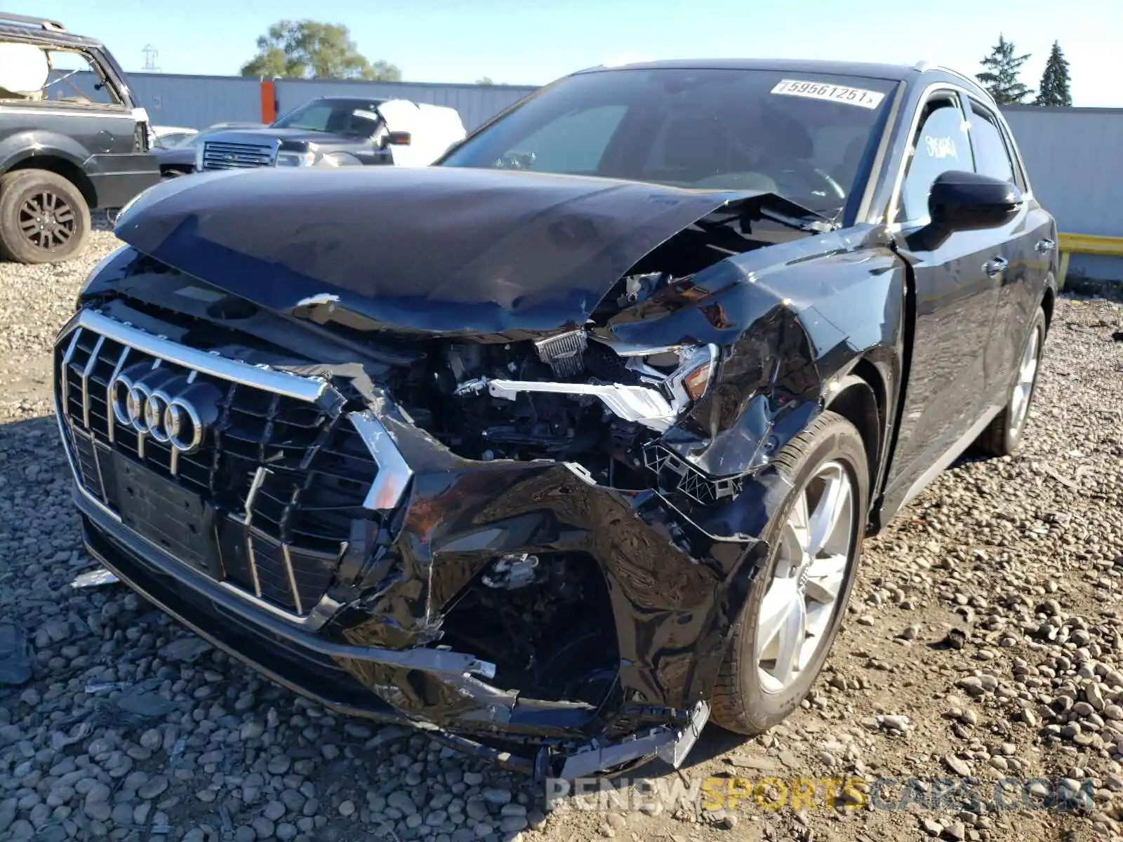 2 Photograph of a damaged car WA1EECF34L1039547 AUDI Q3 2020