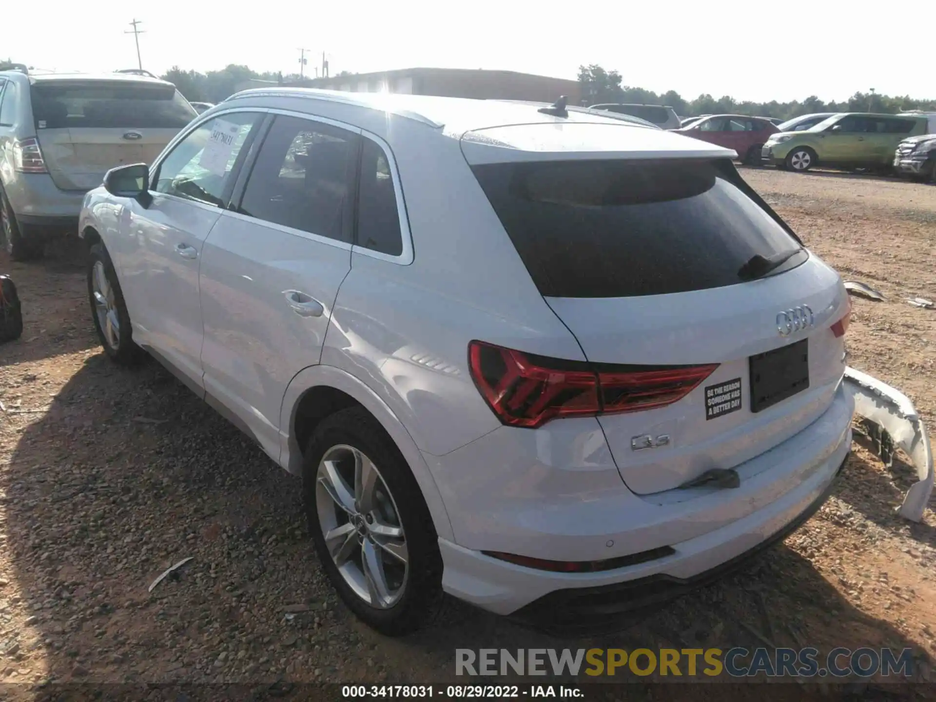 3 Photograph of a damaged car WA1EECF34L1045350 AUDI Q3 2020