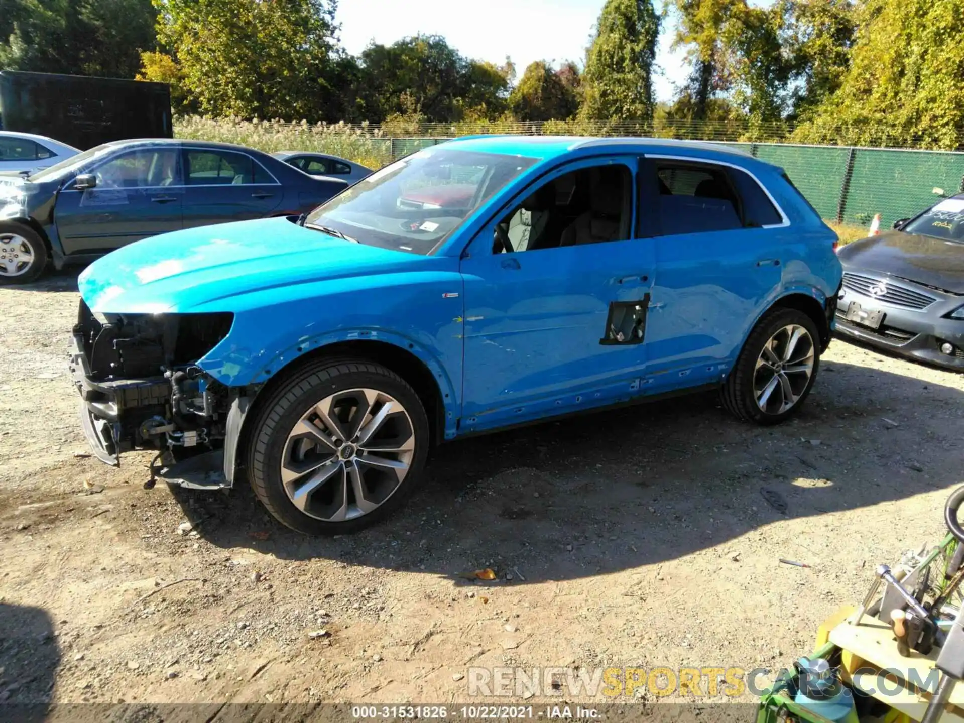 2 Photograph of a damaged car WA1EECF35L1010929 AUDI Q3 2020