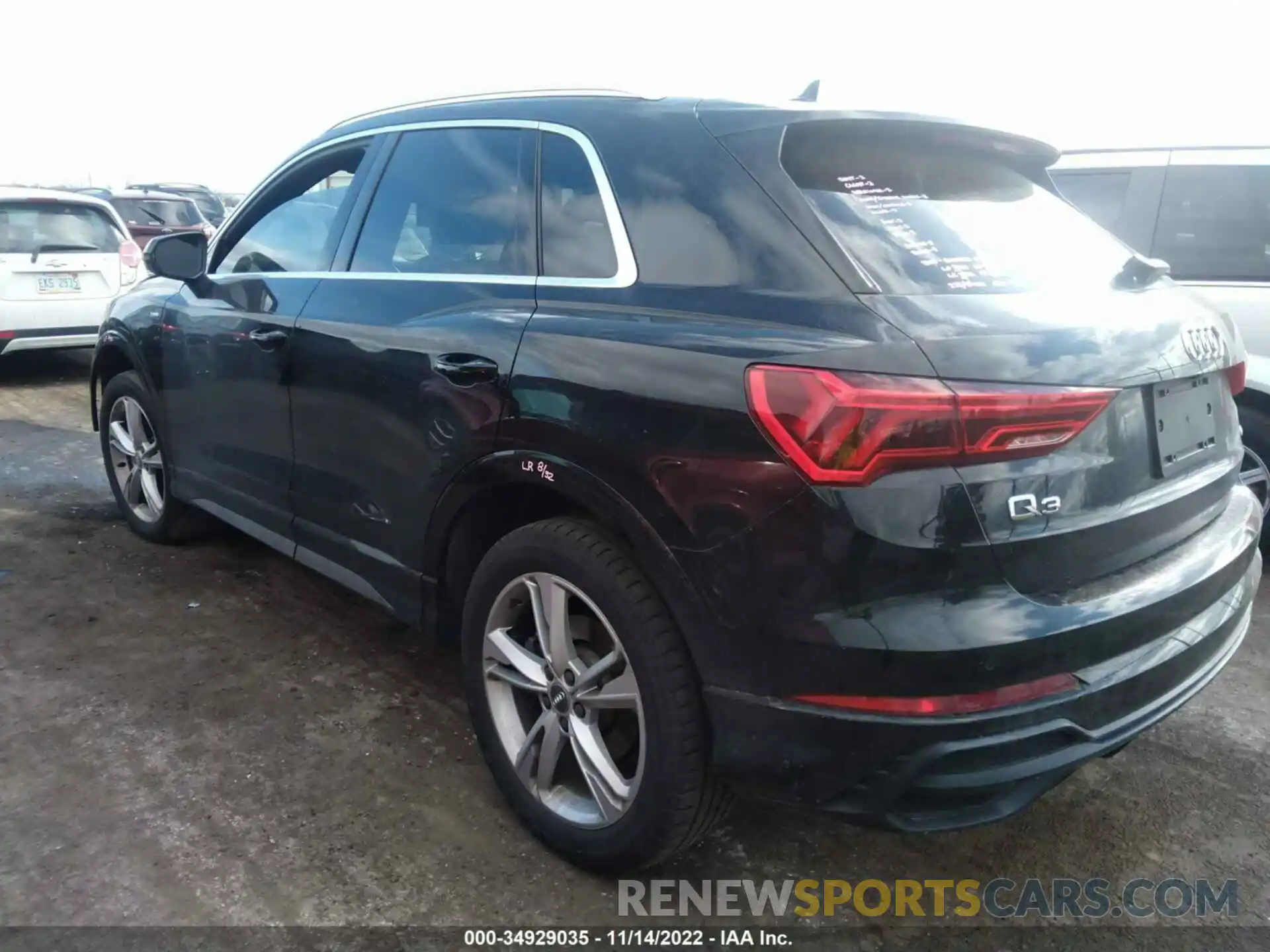 3 Photograph of a damaged car WA1EECF35L1084951 AUDI Q3 2020