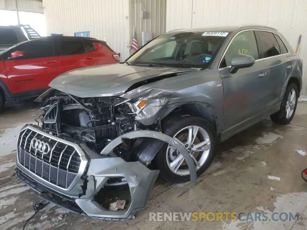 2 Photograph of a damaged car WA1EECF36L1047276 AUDI Q3 2020