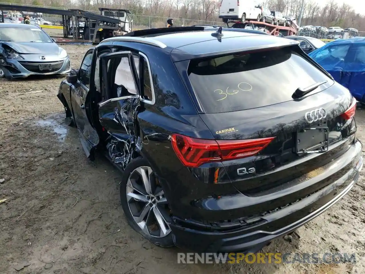 3 Photograph of a damaged car WA1EECF36L1078009 AUDI Q3 2020