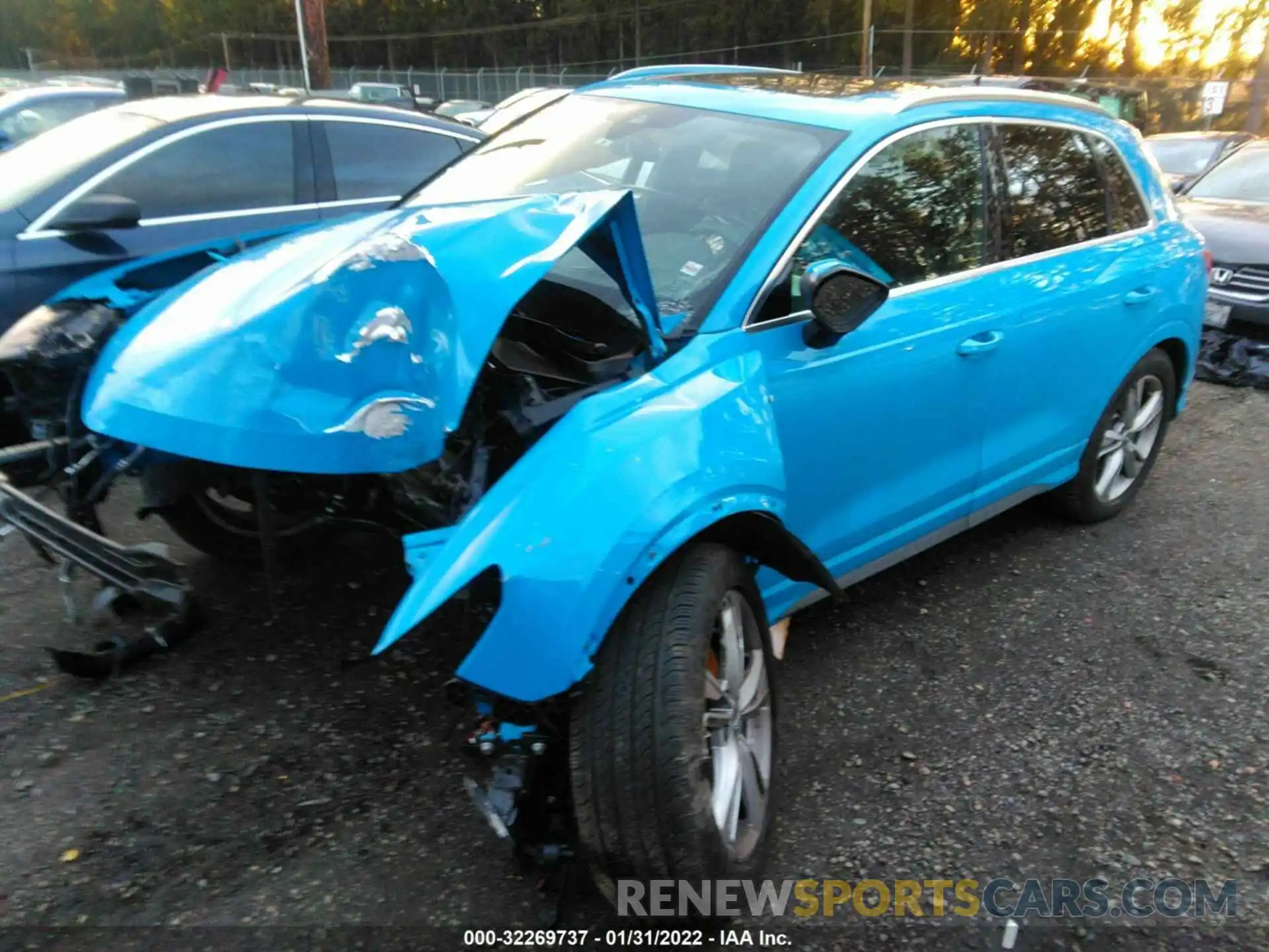 2 Photograph of a damaged car WA1EECF36L1085266 AUDI Q3 2020