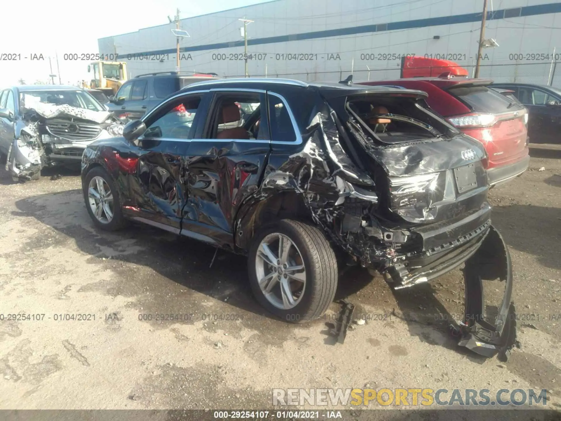 3 Photograph of a damaged car WA1EECF37L1043057 AUDI Q3 2020