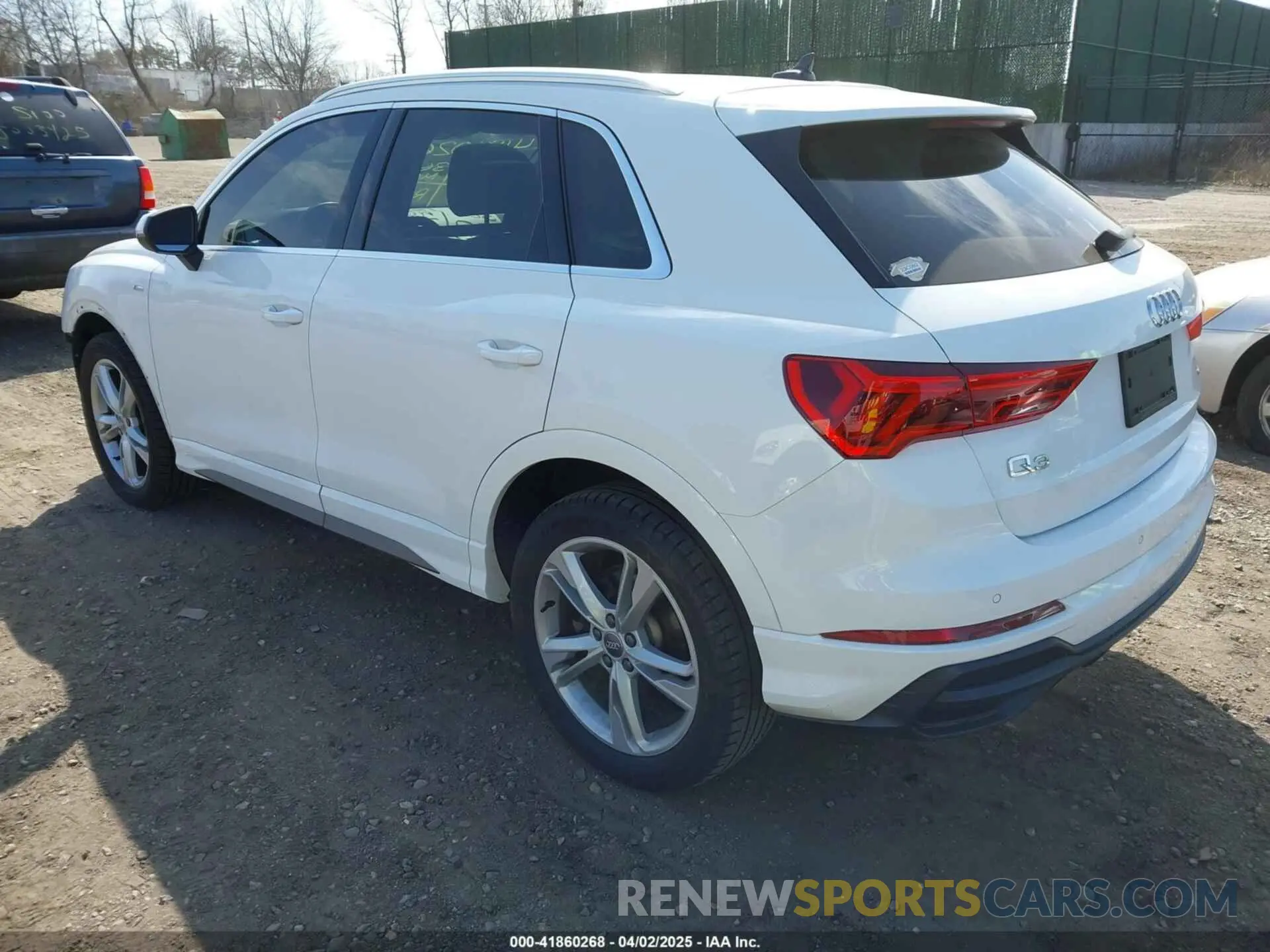 3 Photograph of a damaged car WA1EECF37L1099564 AUDI Q3 2020