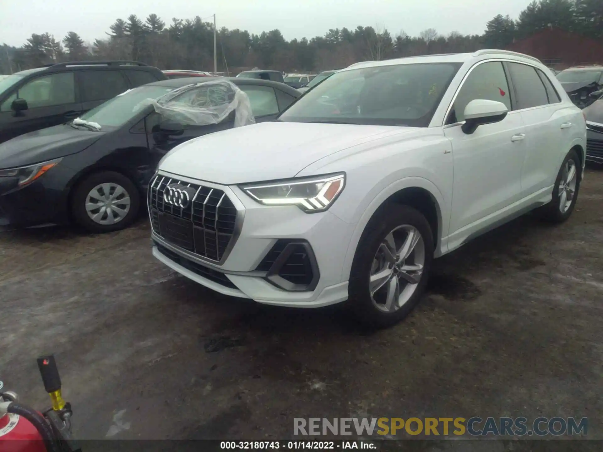 2 Photograph of a damaged car WA1EECF3XL1125316 AUDI Q3 2020