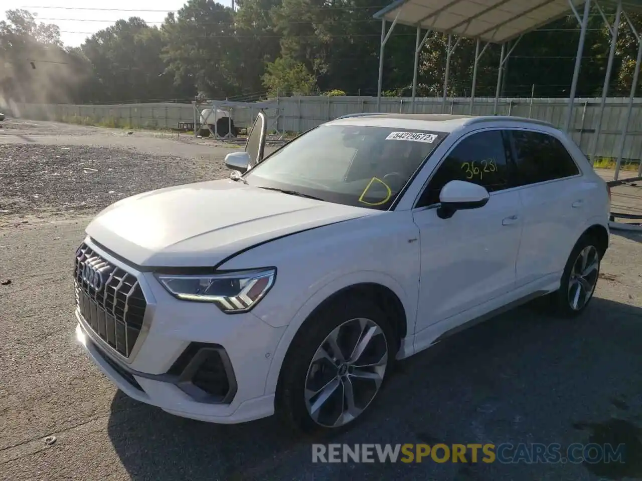 2 Photograph of a damaged car WA1FECF31L1072493 AUDI Q3 2020