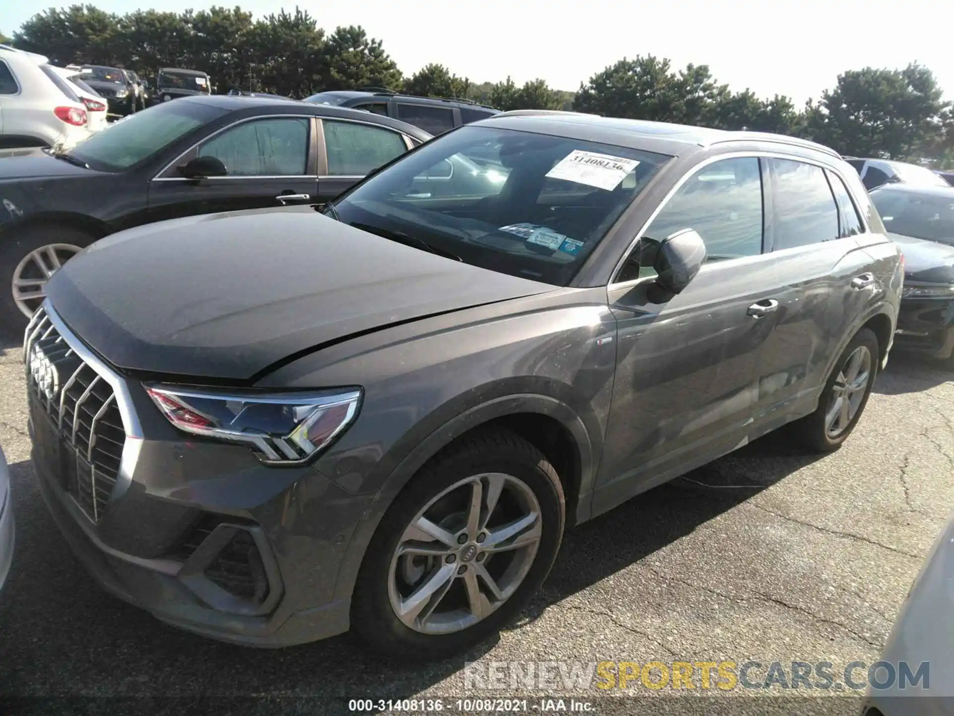 2 Photograph of a damaged car WA1FECF32L1036487 AUDI Q3 2020