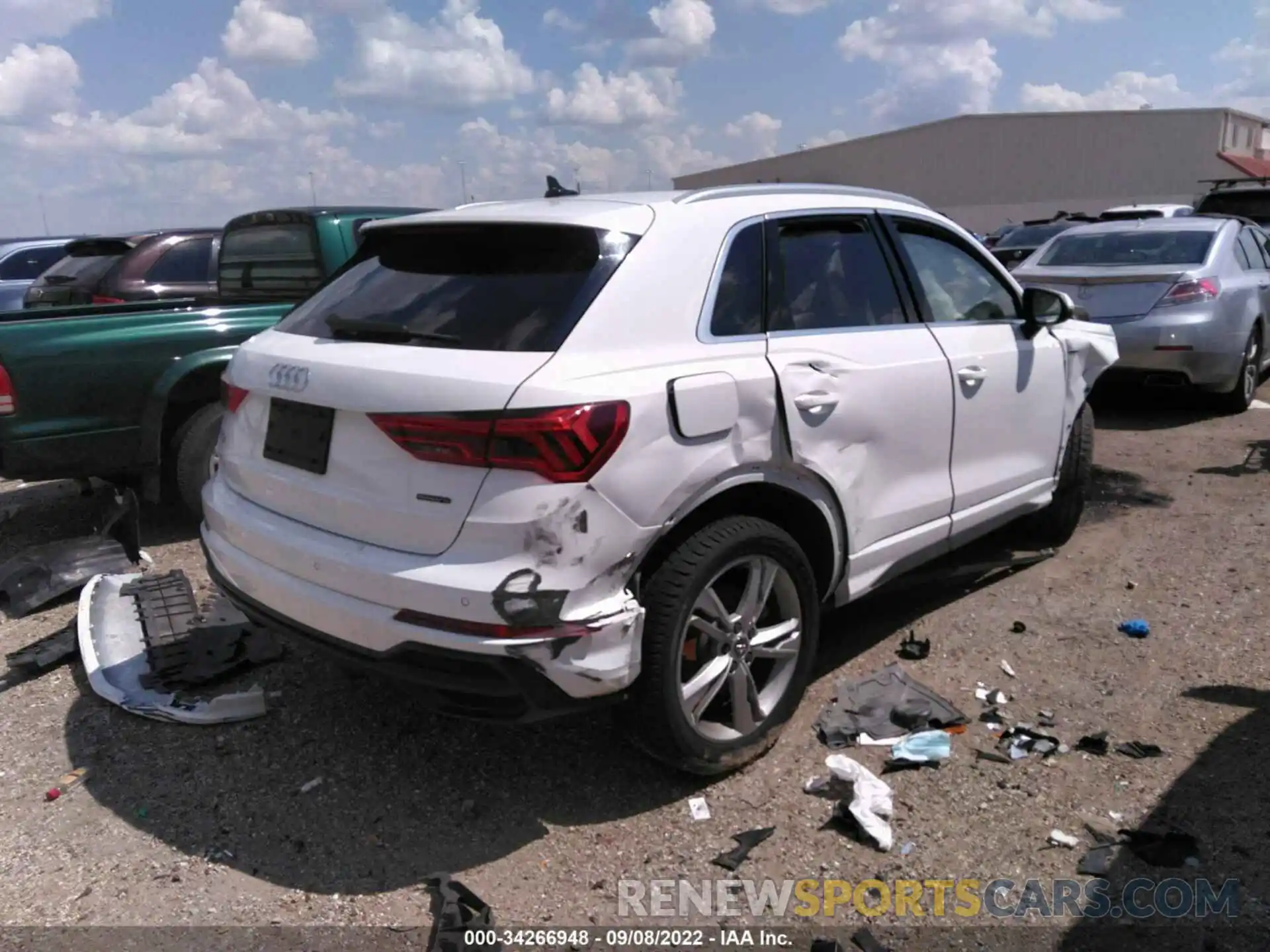 4 Photograph of a damaged car WA1FECF36L1016355 AUDI Q3 2020