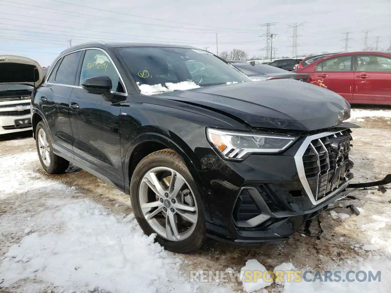 1 Photograph of a damaged car WA1FECF39L1052573 AUDI Q3 2020