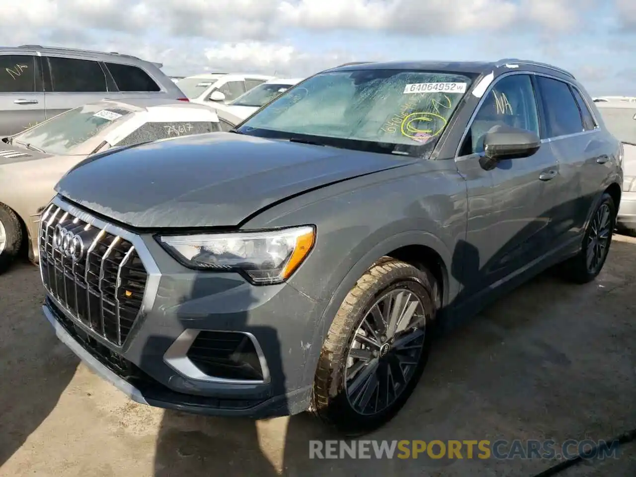 2 Photograph of a damaged car WA1AUCF30M1112870 AUDI Q3 2021