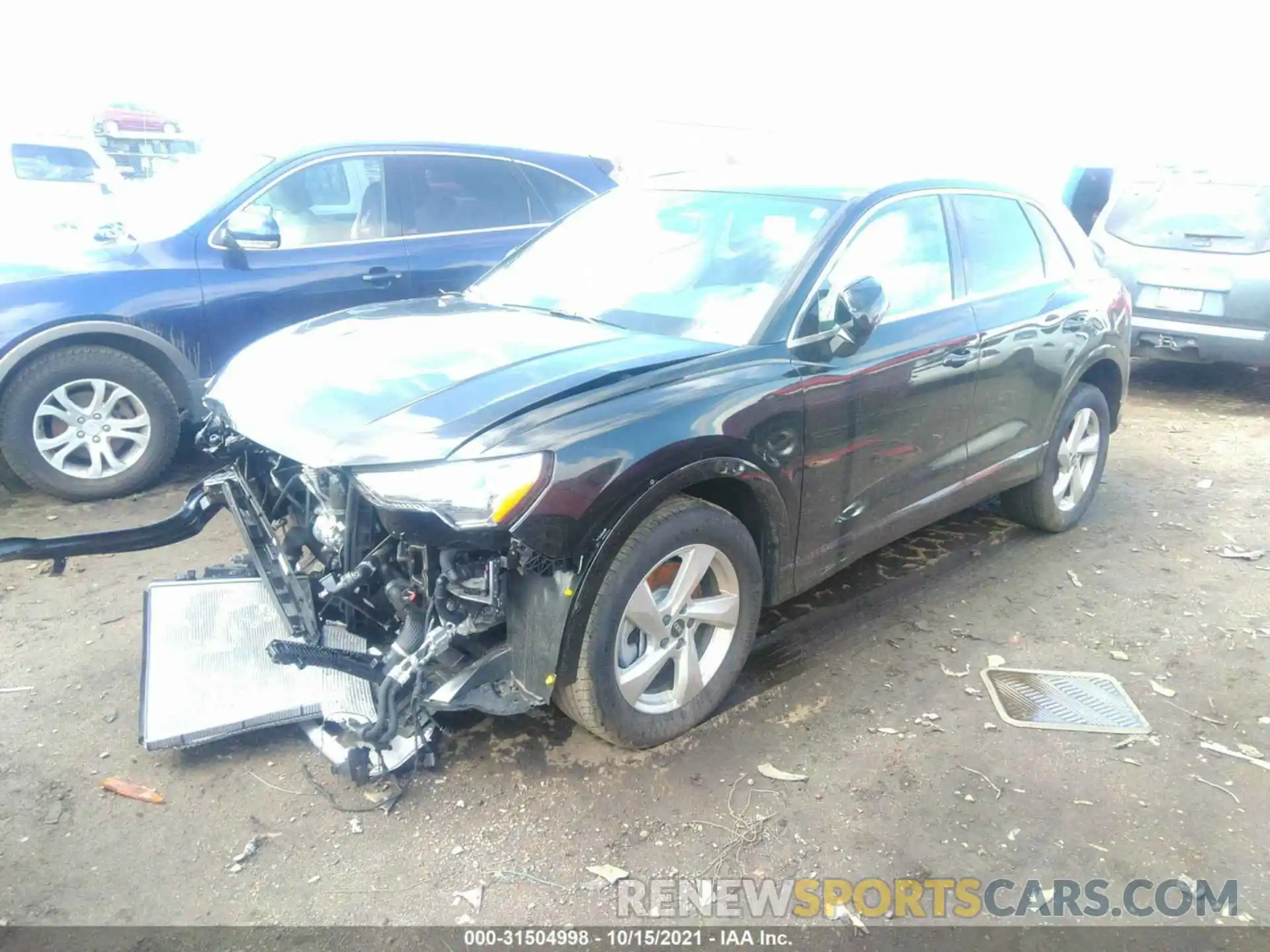 2 Photograph of a damaged car WA1AUCF31M1121710 AUDI Q3 2021