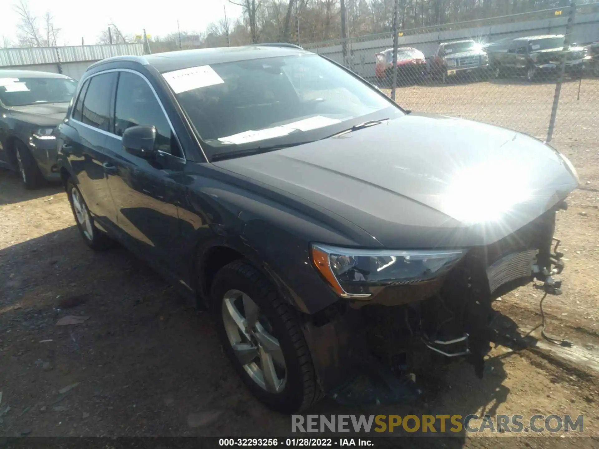 1 Photograph of a damaged car WA1AUCF31M1123456 AUDI Q3 2021