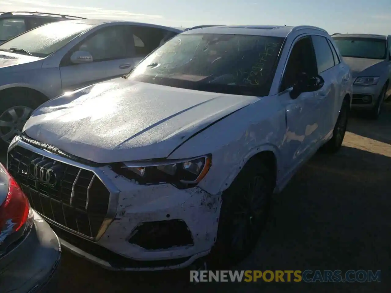 2 Photograph of a damaged car WA1AUCF34M1149002 AUDI Q3 2021