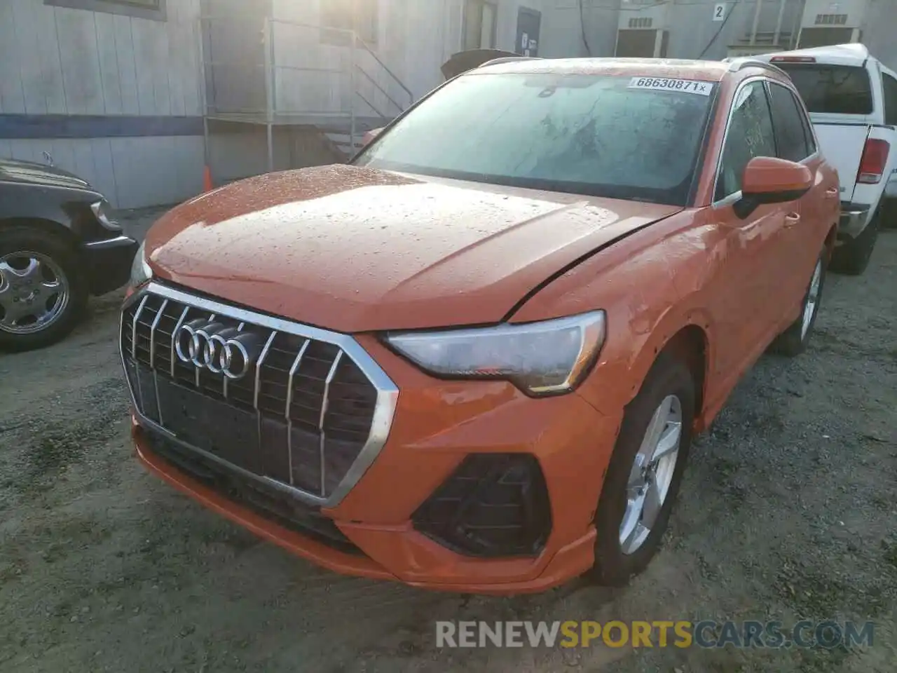 2 Photograph of a damaged car WA1AUCF37M1133702 AUDI Q3 2021