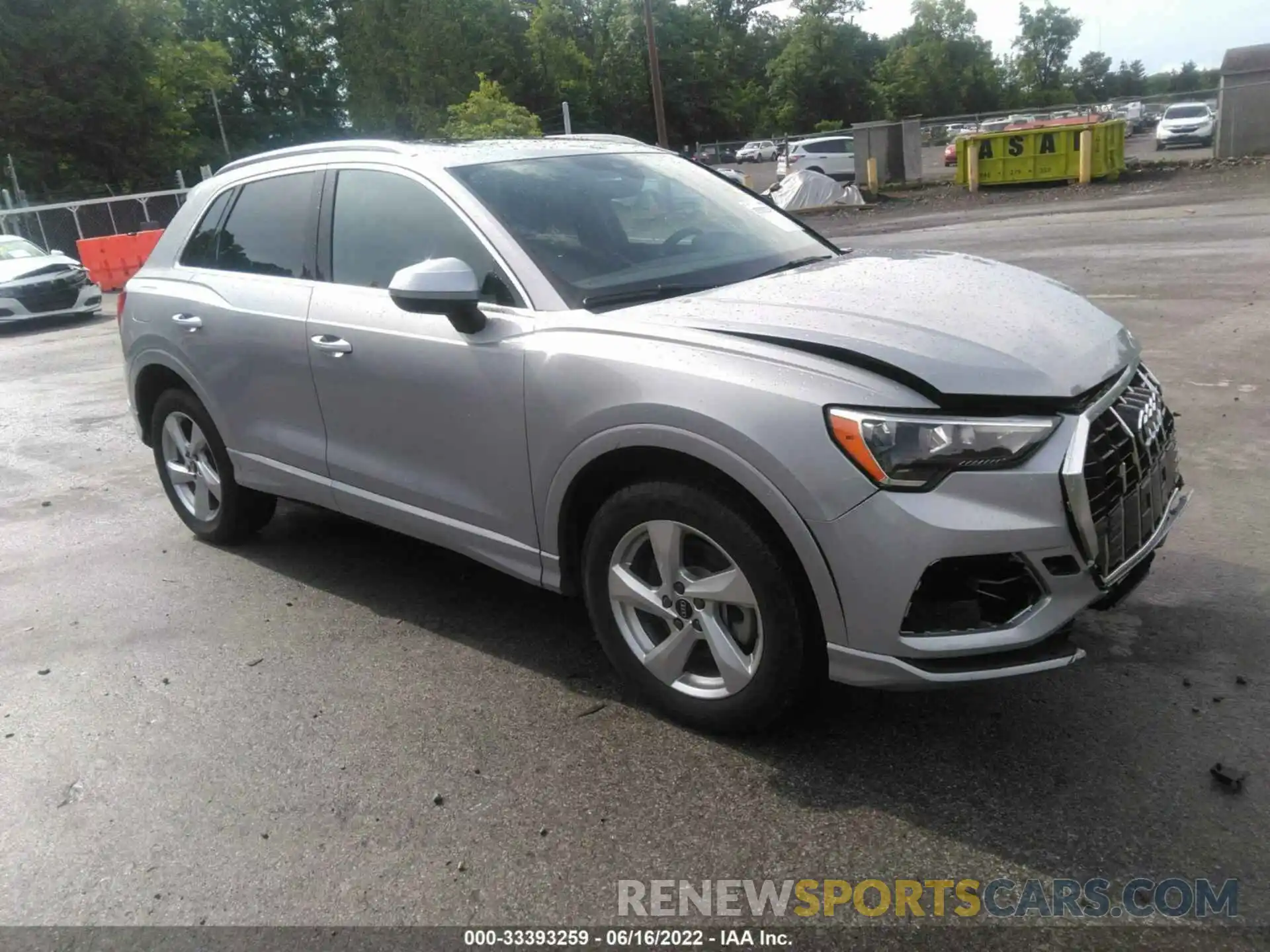 1 Photograph of a damaged car WA1AUCF39M1124919 AUDI Q3 2021