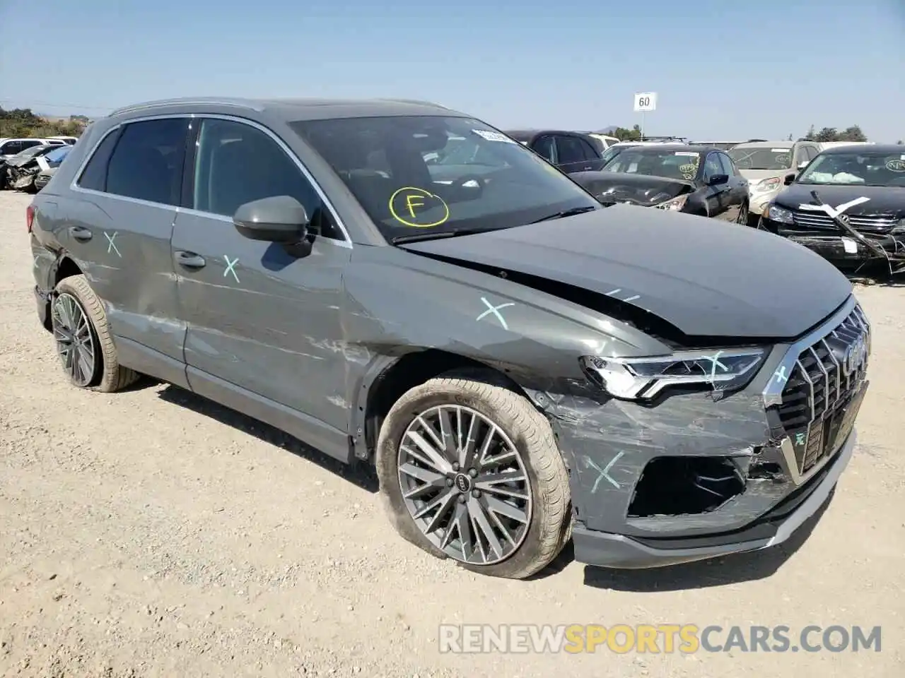 1 Photograph of a damaged car WA1BUCF39M1070090 AUDI Q3 2021