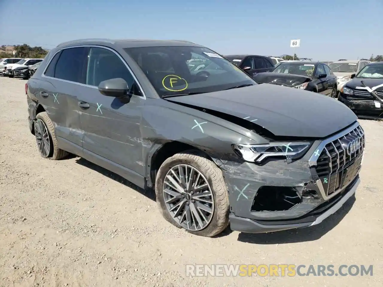 9 Photograph of a damaged car WA1BUCF39M1070090 AUDI Q3 2021