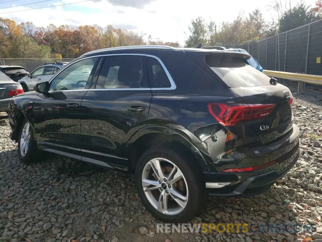 2 Photograph of a damaged car WA1DECF33M1028830 AUDI Q3 2021