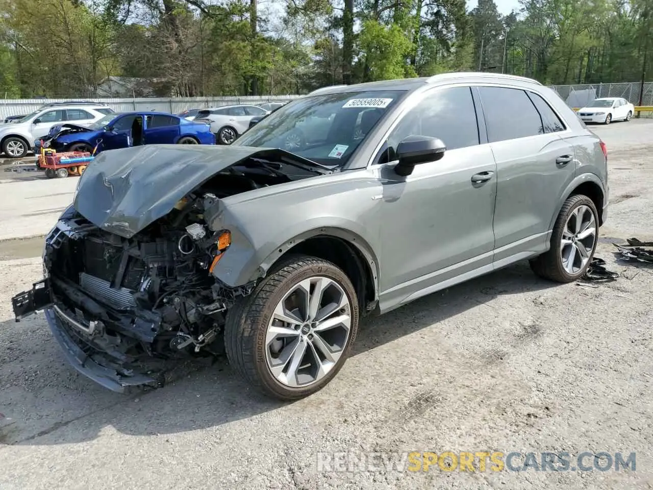 1 Photograph of a damaged car WA1DECF33M1082709 AUDI Q3 2021