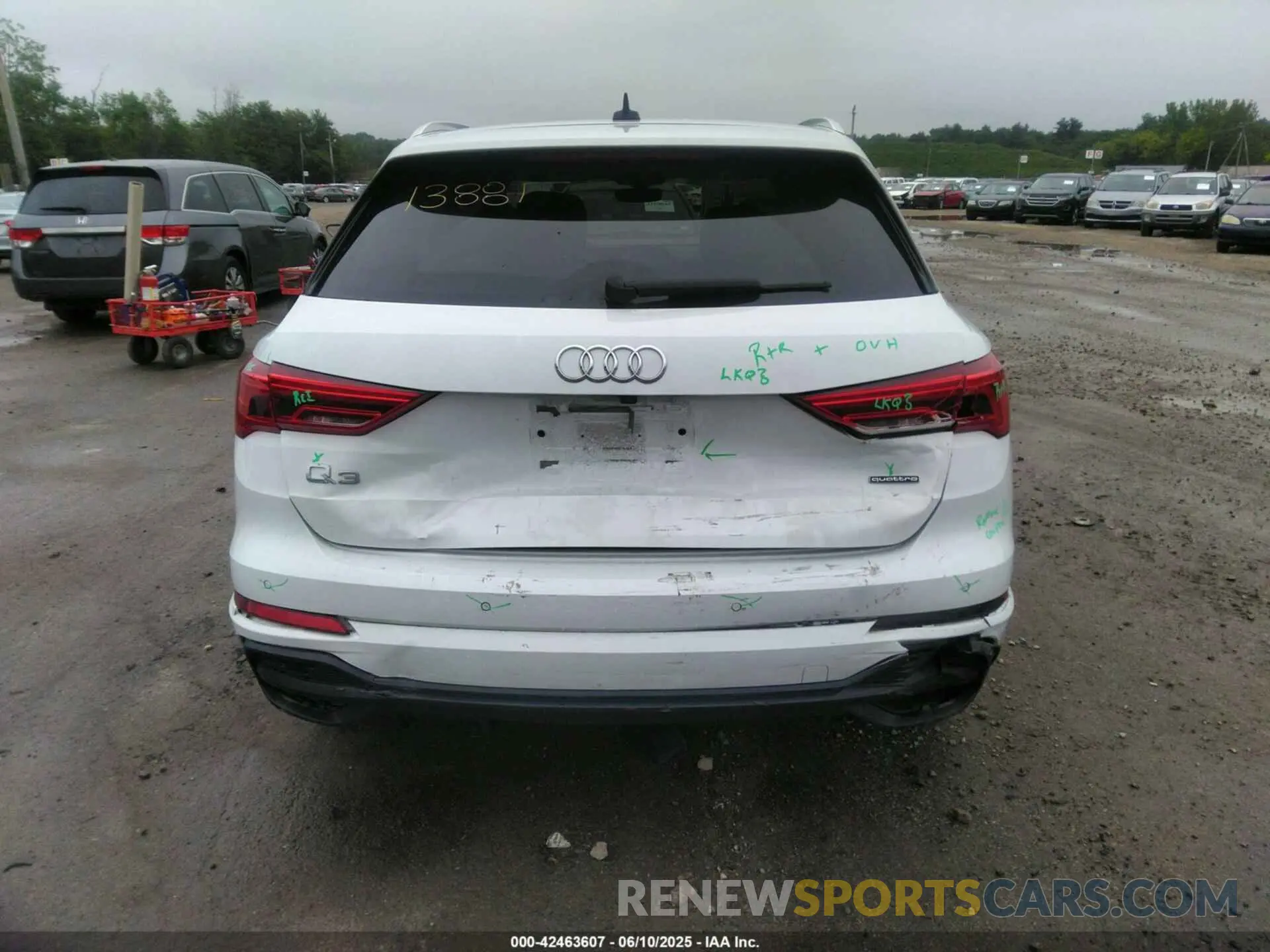 6 Photograph of a damaged car WA1DECF34M1126751 AUDI Q3 2021
