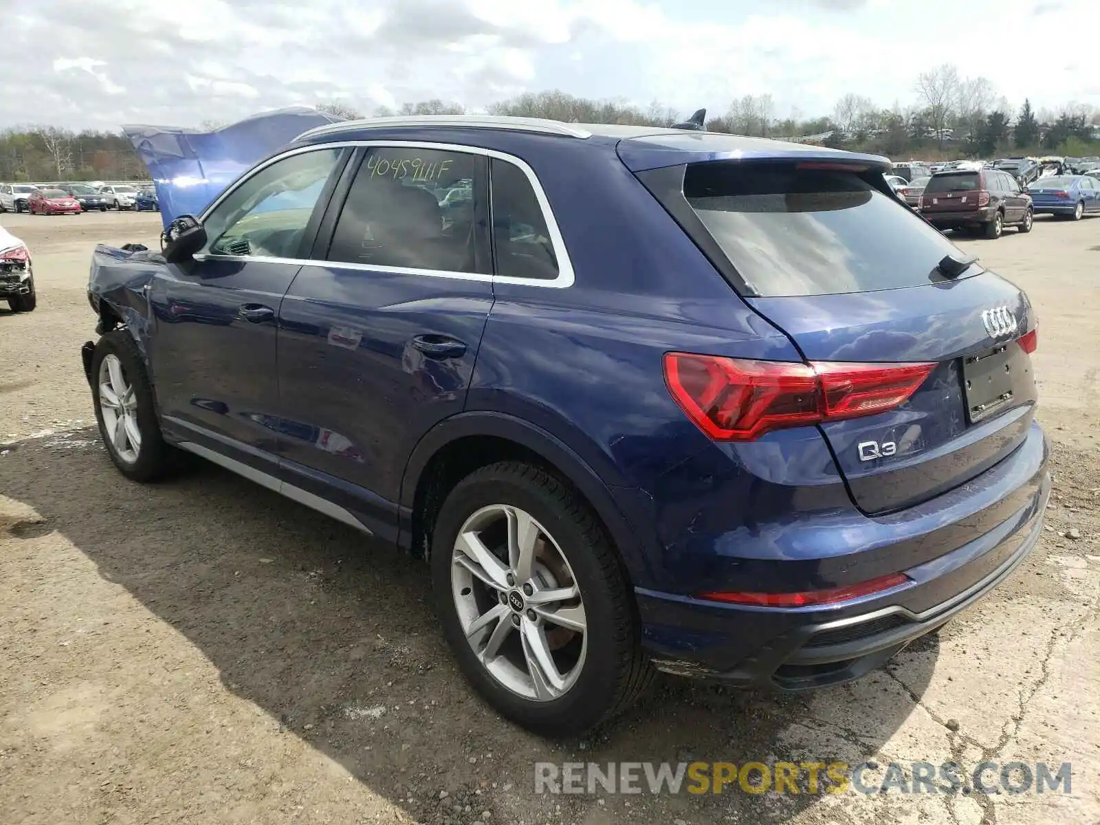 3 Photograph of a damaged car WA1DECF35M1026710 AUDI Q3 2021