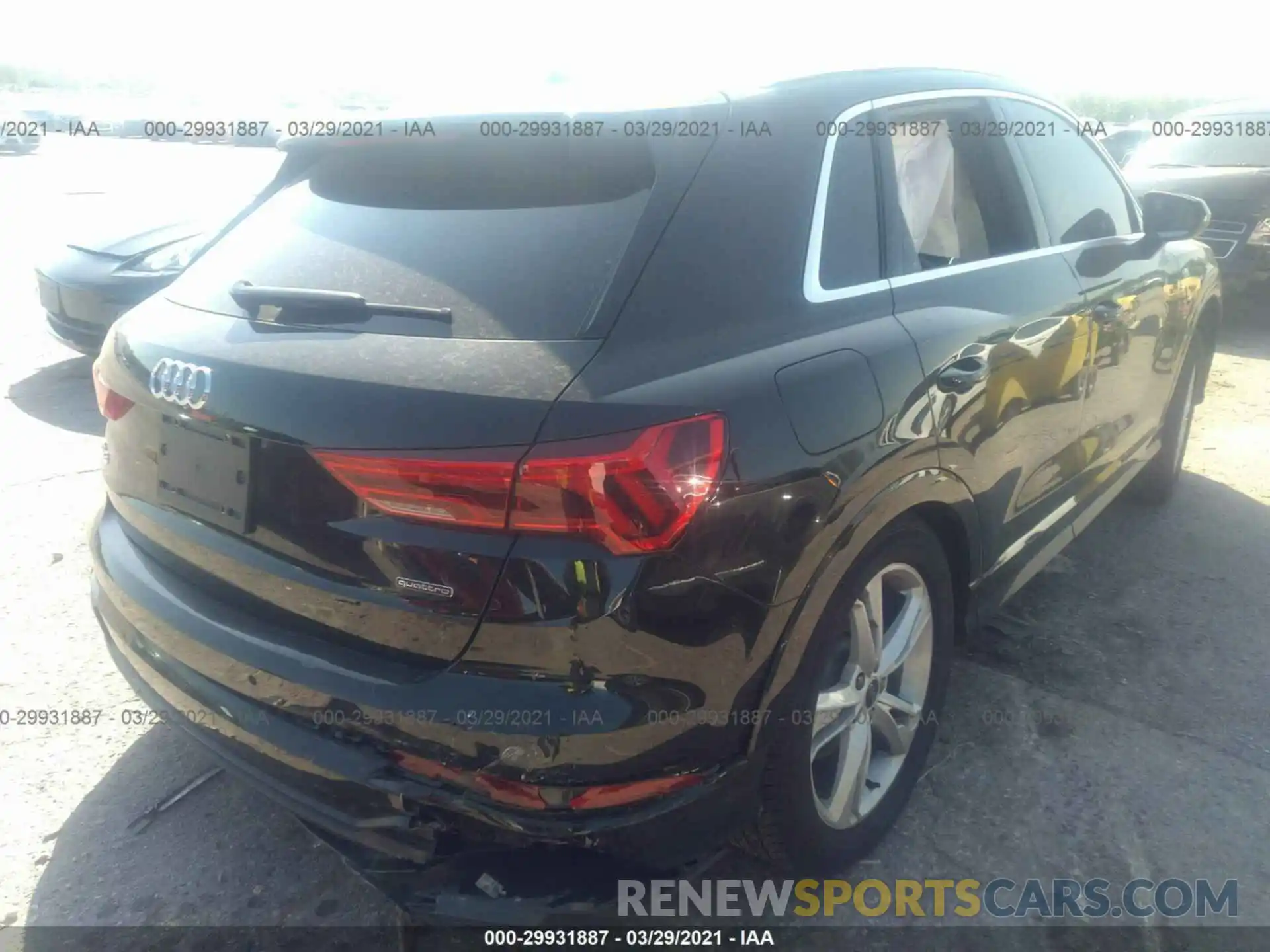 6 Photograph of a damaged car WA1DECF36M1028711 AUDI Q3 2021