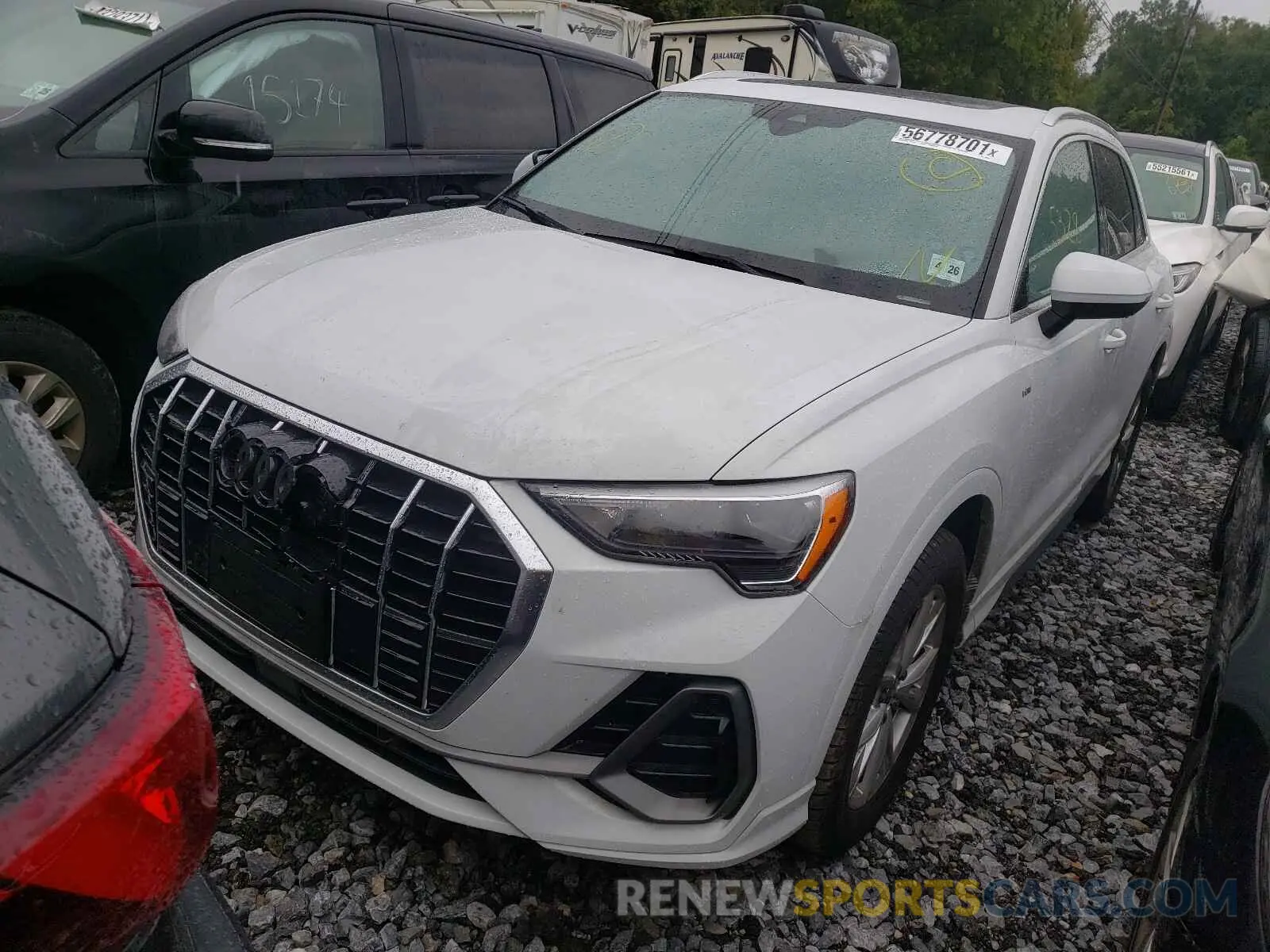 2 Photograph of a damaged car WA1DECF36M1100233 AUDI Q3 2021