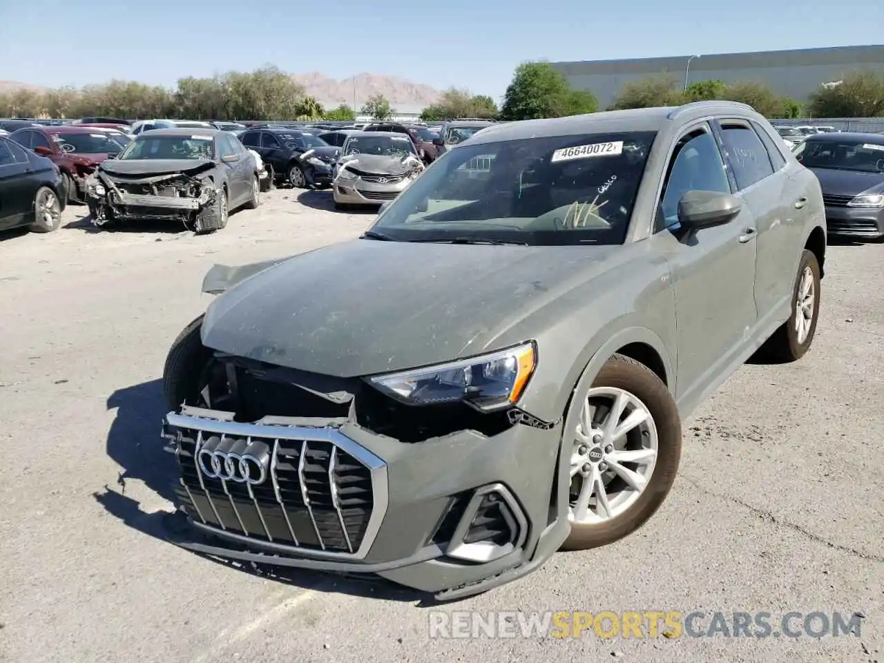 2 Photograph of a damaged car WA1DECF36M1150856 AUDI Q3 2021