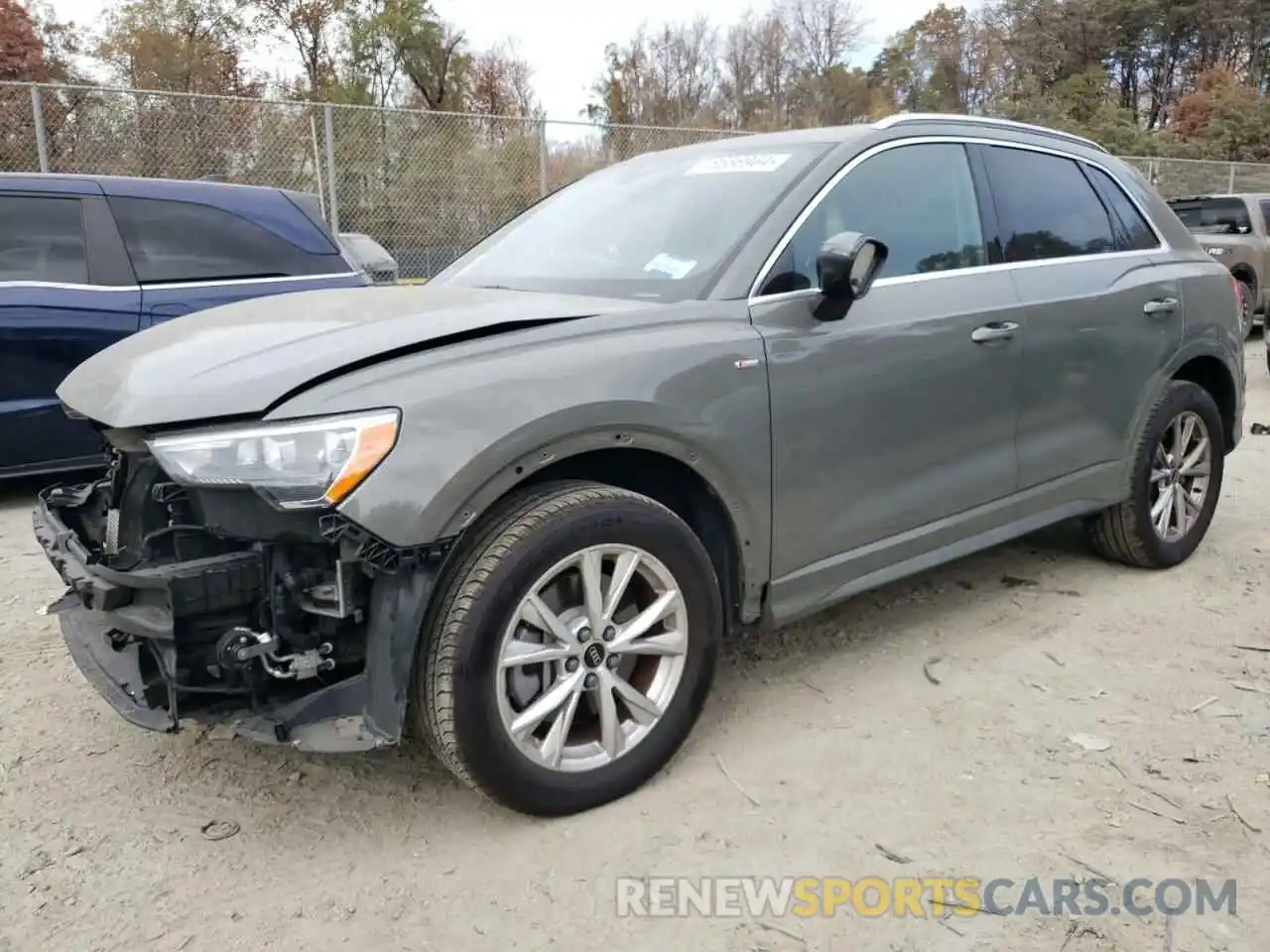 1 Photograph of a damaged car WA1DECF37M1043265 AUDI Q3 2021