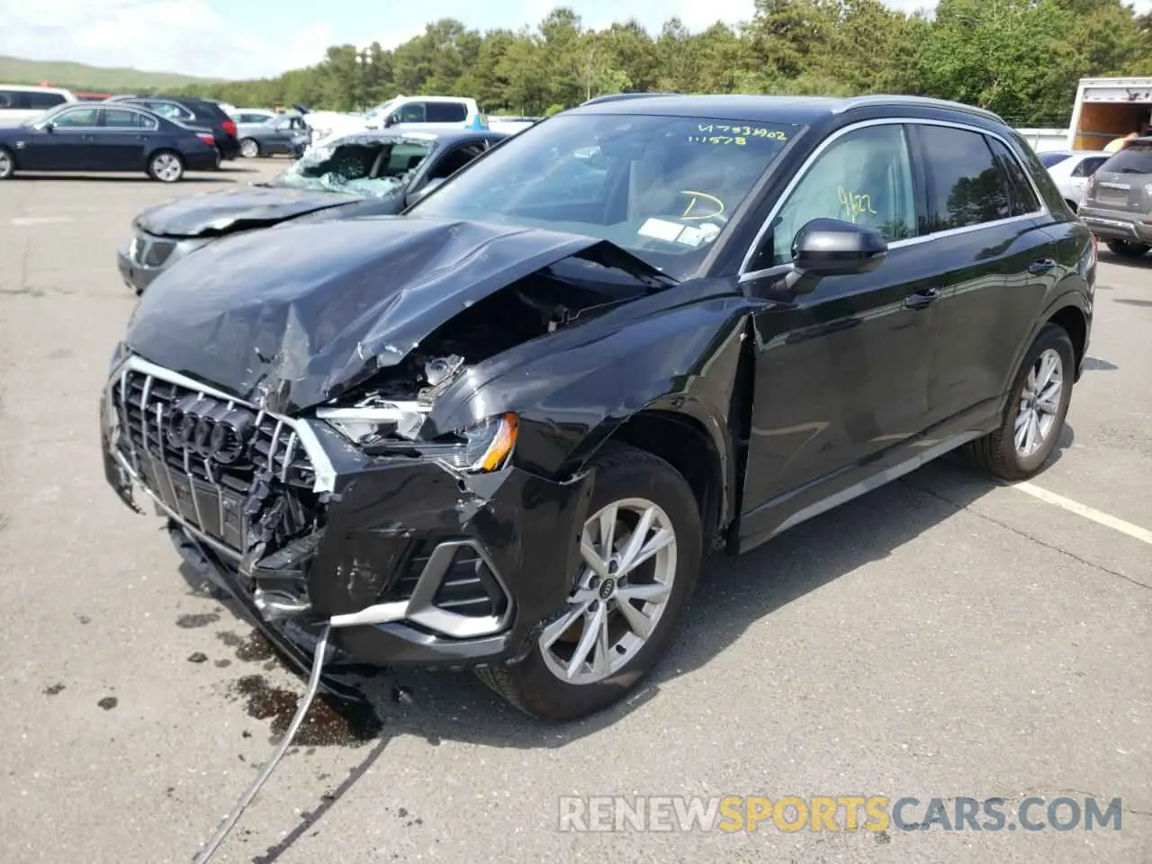 2 Photograph of a damaged car WA1DECF37M1111578 AUDI Q3 2021
