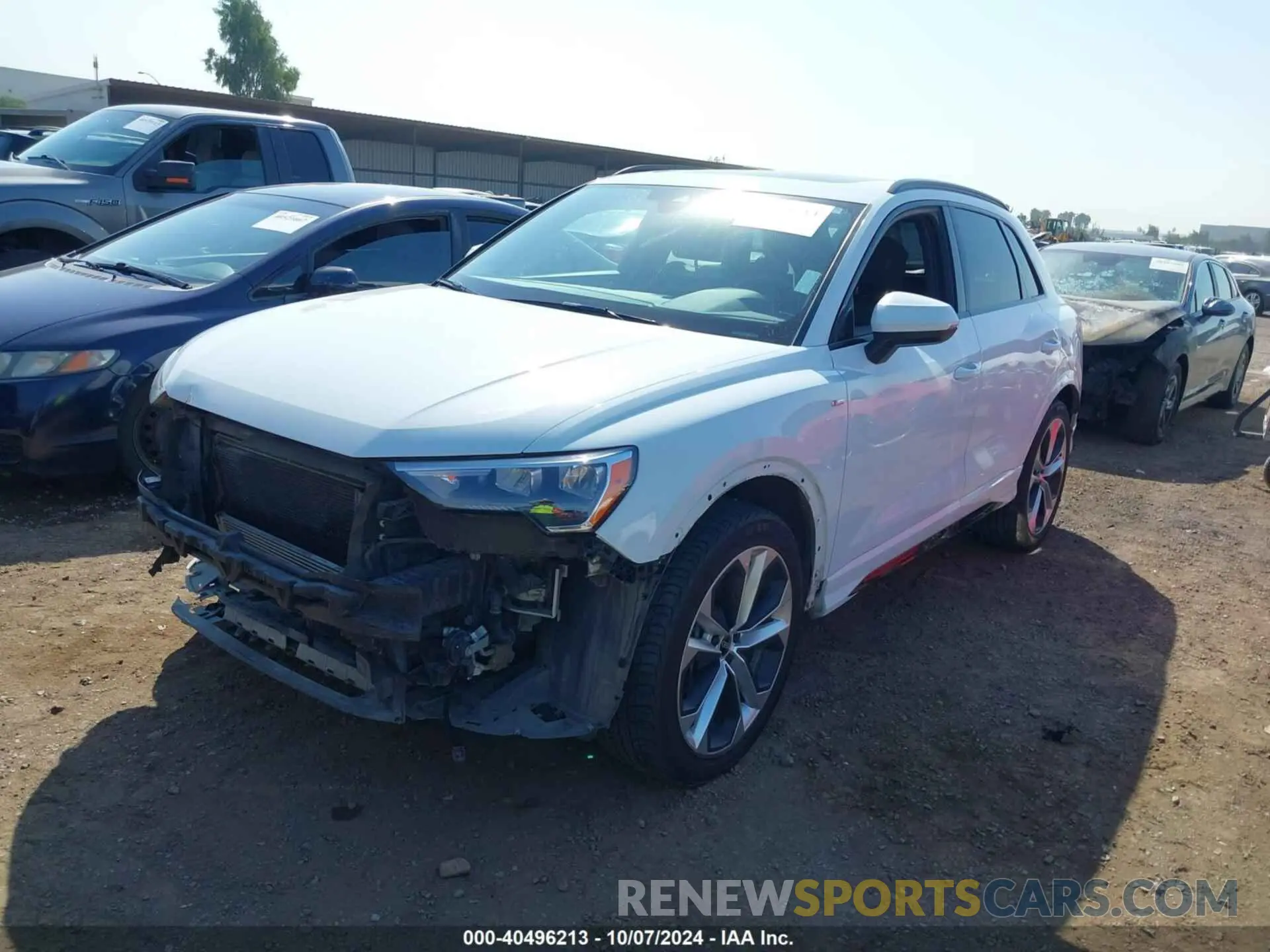 2 Photograph of a damaged car WA1DECF37M1154009 AUDI Q3 2021