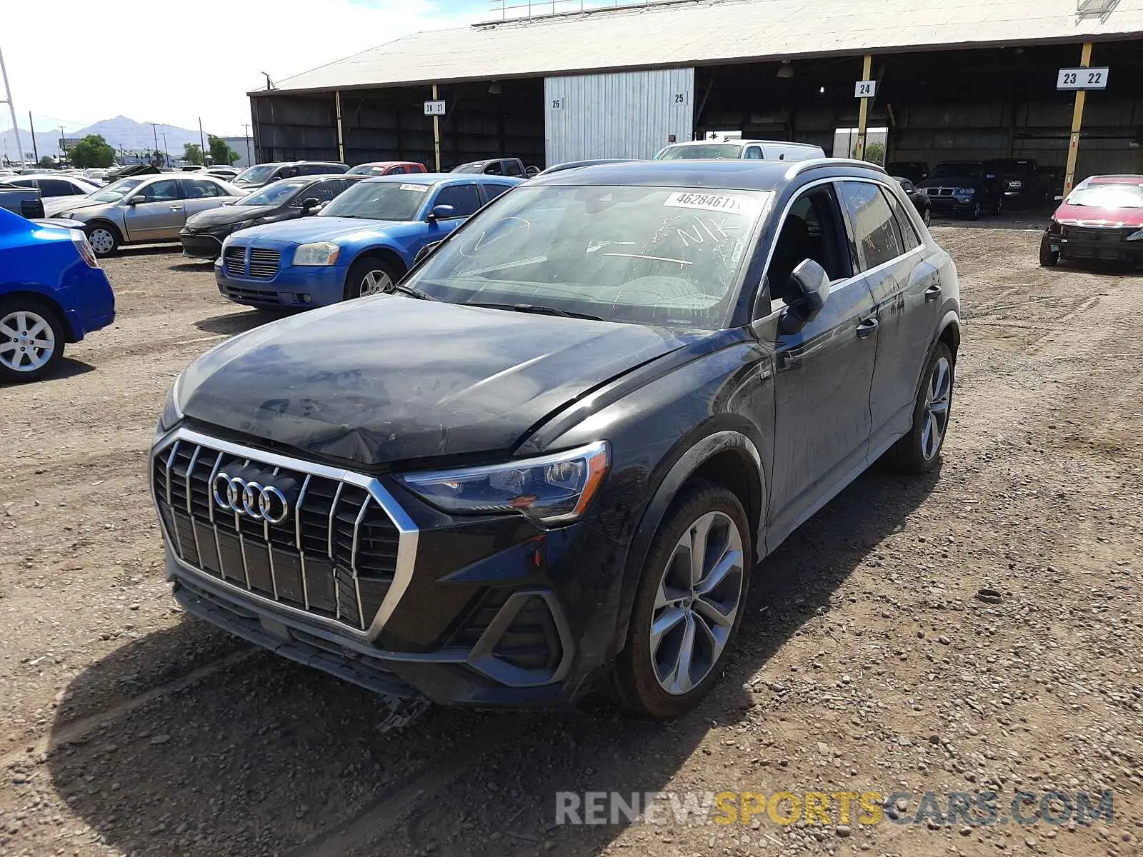 2 Photograph of a damaged car WA1DECF38M1056557 AUDI Q3 2021
