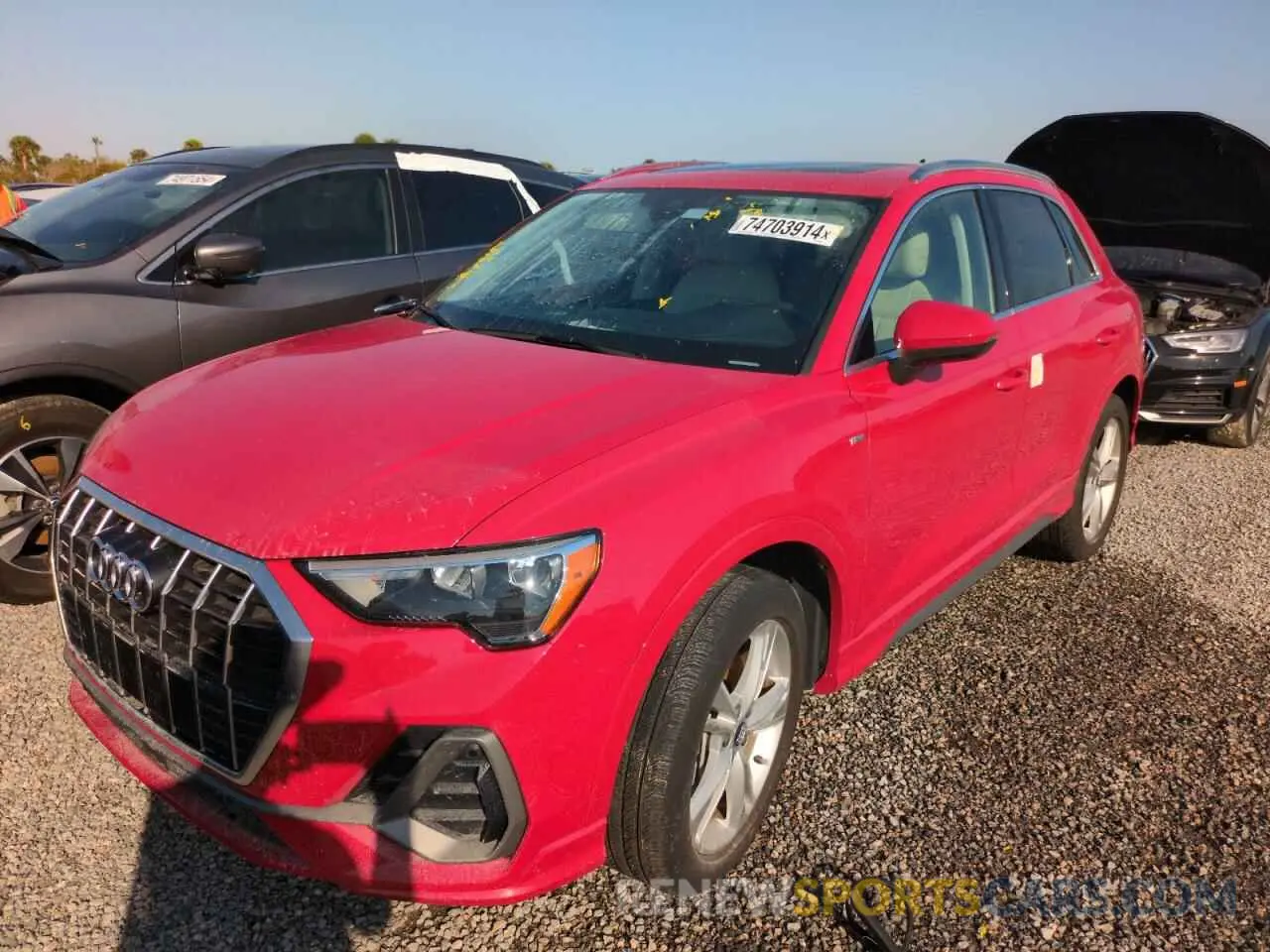 1 Photograph of a damaged car WA1DECF3XM1002659 AUDI Q3 2021