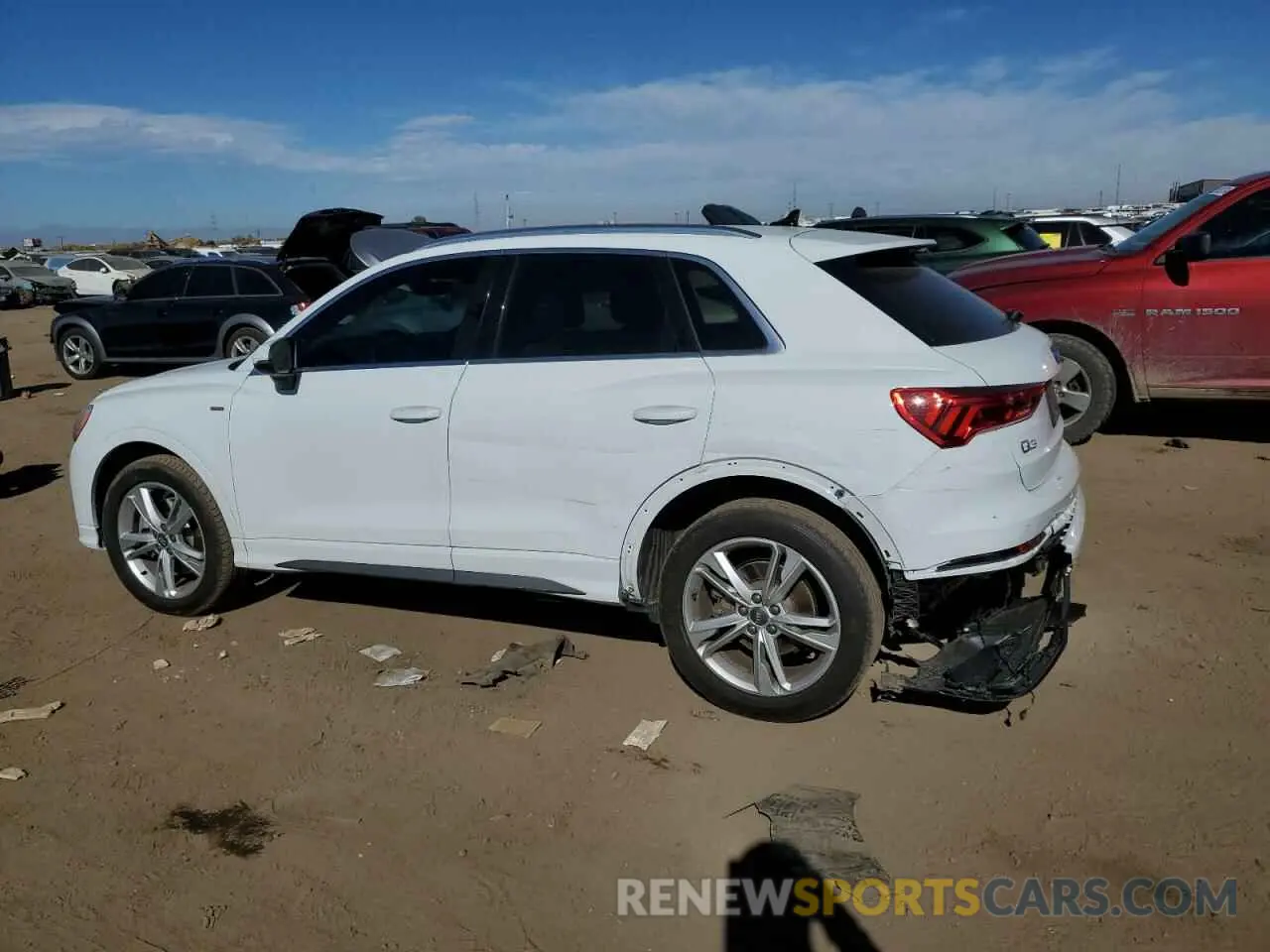 2 Photograph of a damaged car WA1DECF3XM1010485 AUDI Q3 2021