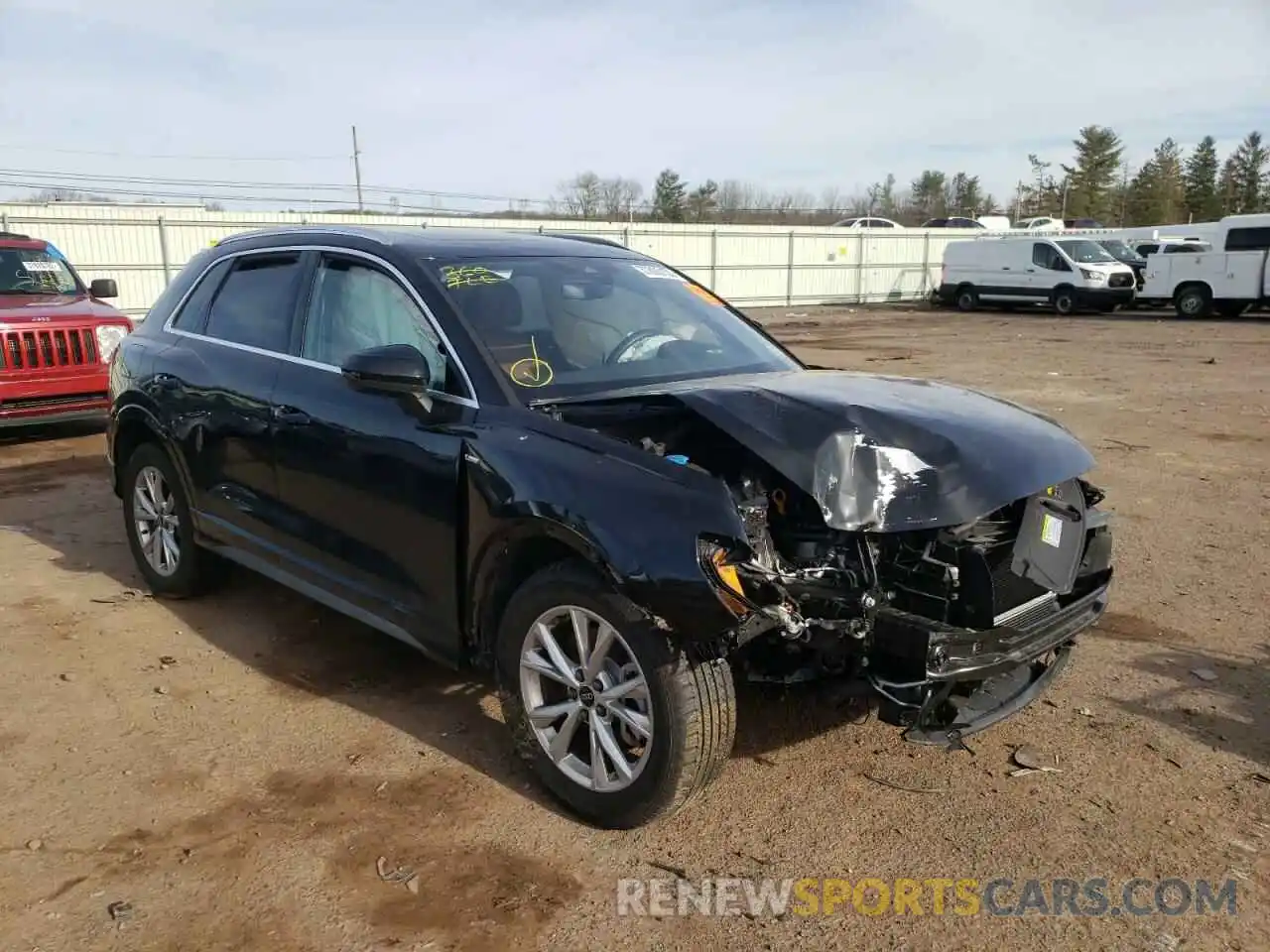 1 Photograph of a damaged car WA1DECF3XM1035841 AUDI Q3 2021