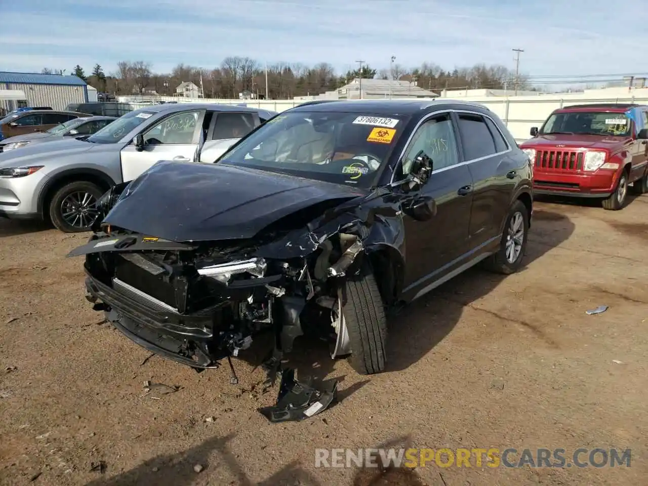 2 Photograph of a damaged car WA1DECF3XM1035841 AUDI Q3 2021