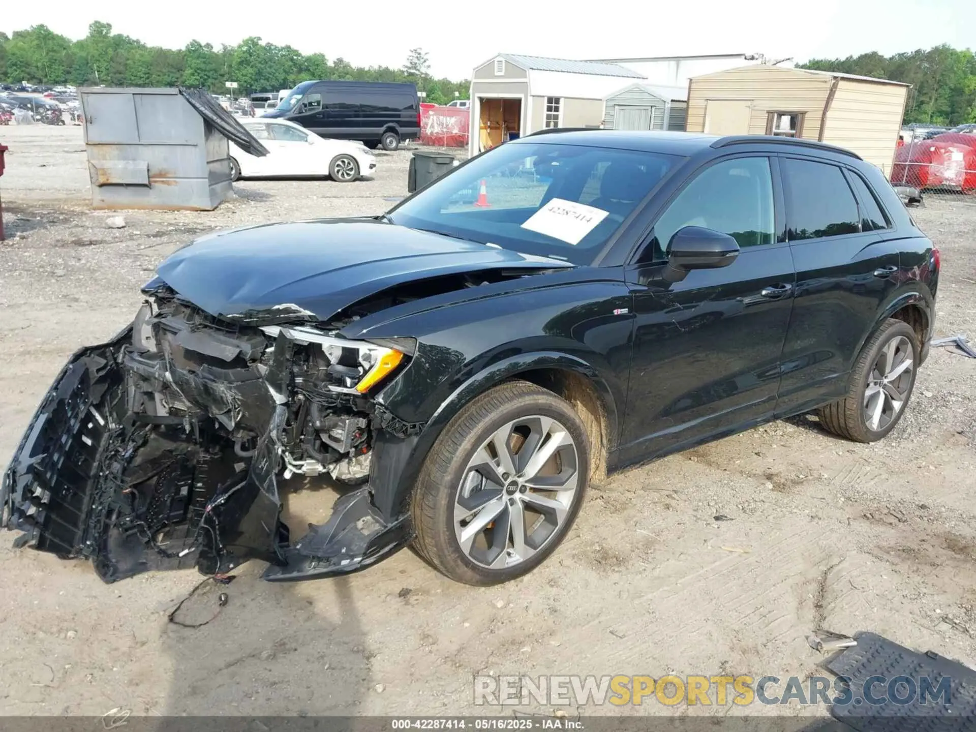 2 Photograph of a damaged car WA1DECF3XM1147085 AUDI Q3 2021