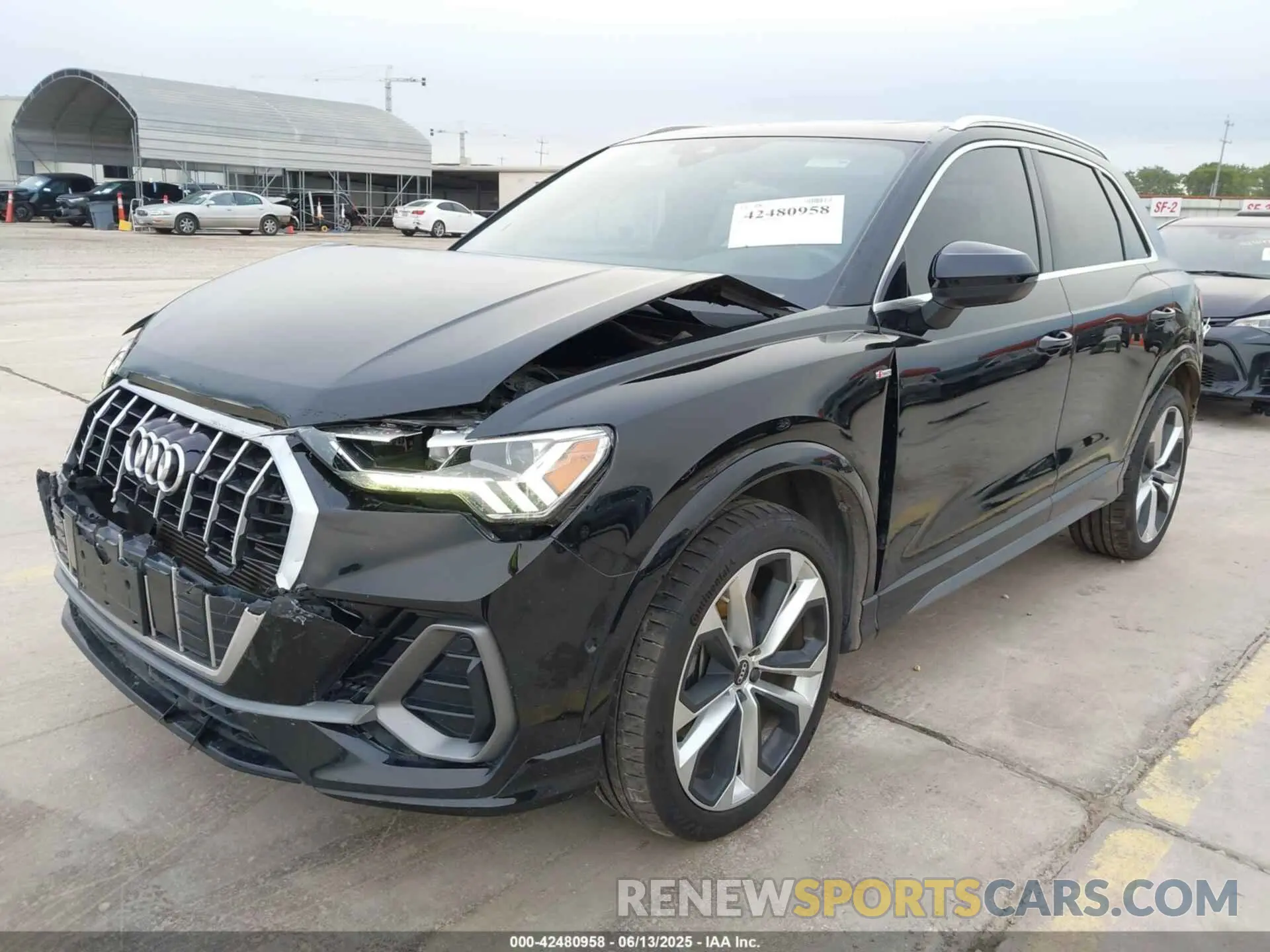 2 Photograph of a damaged car WA1EECF30M1109417 AUDI Q3 2021