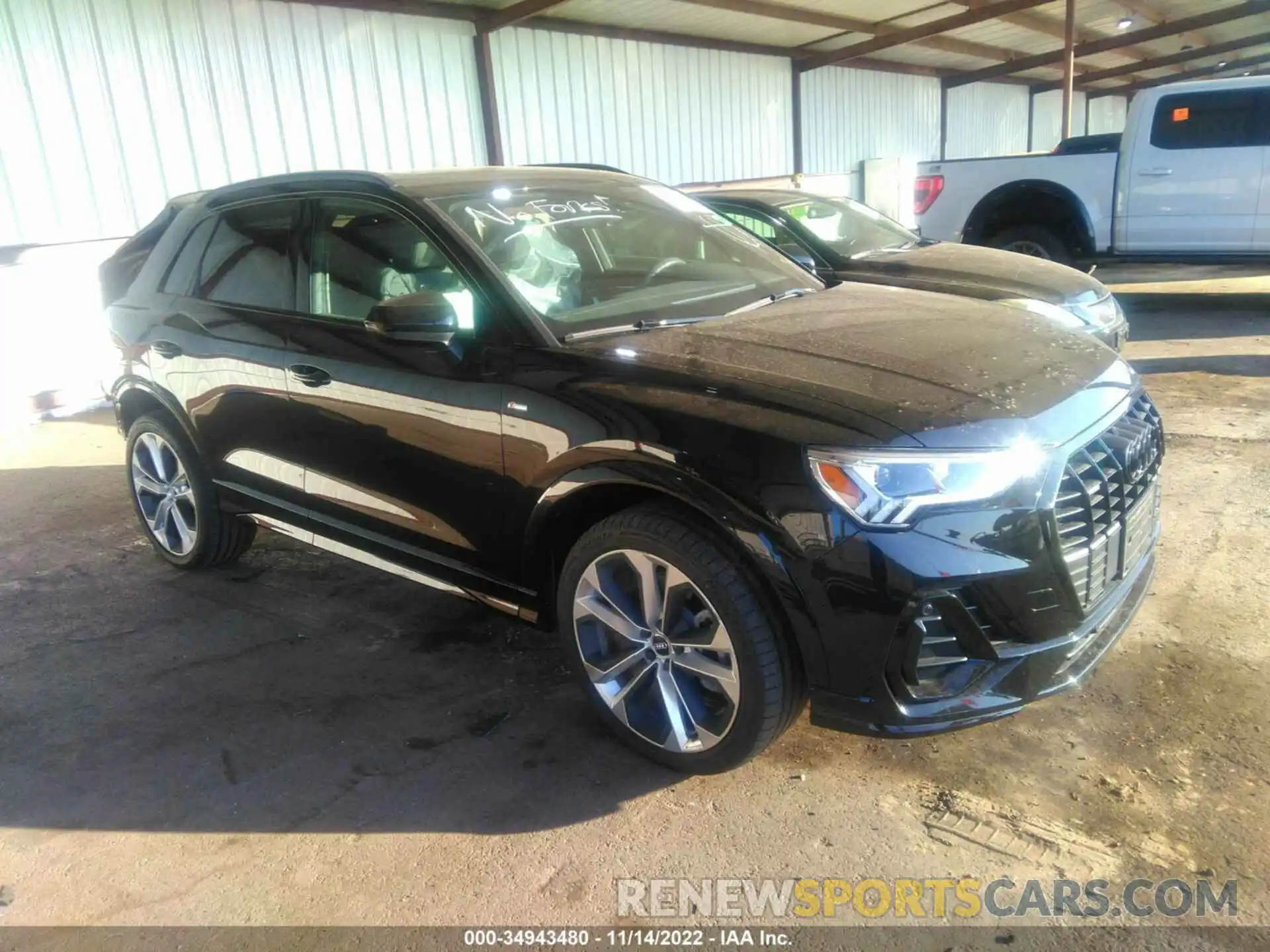 1 Photograph of a damaged car WA1EECF32M1009934 AUDI Q3 2021