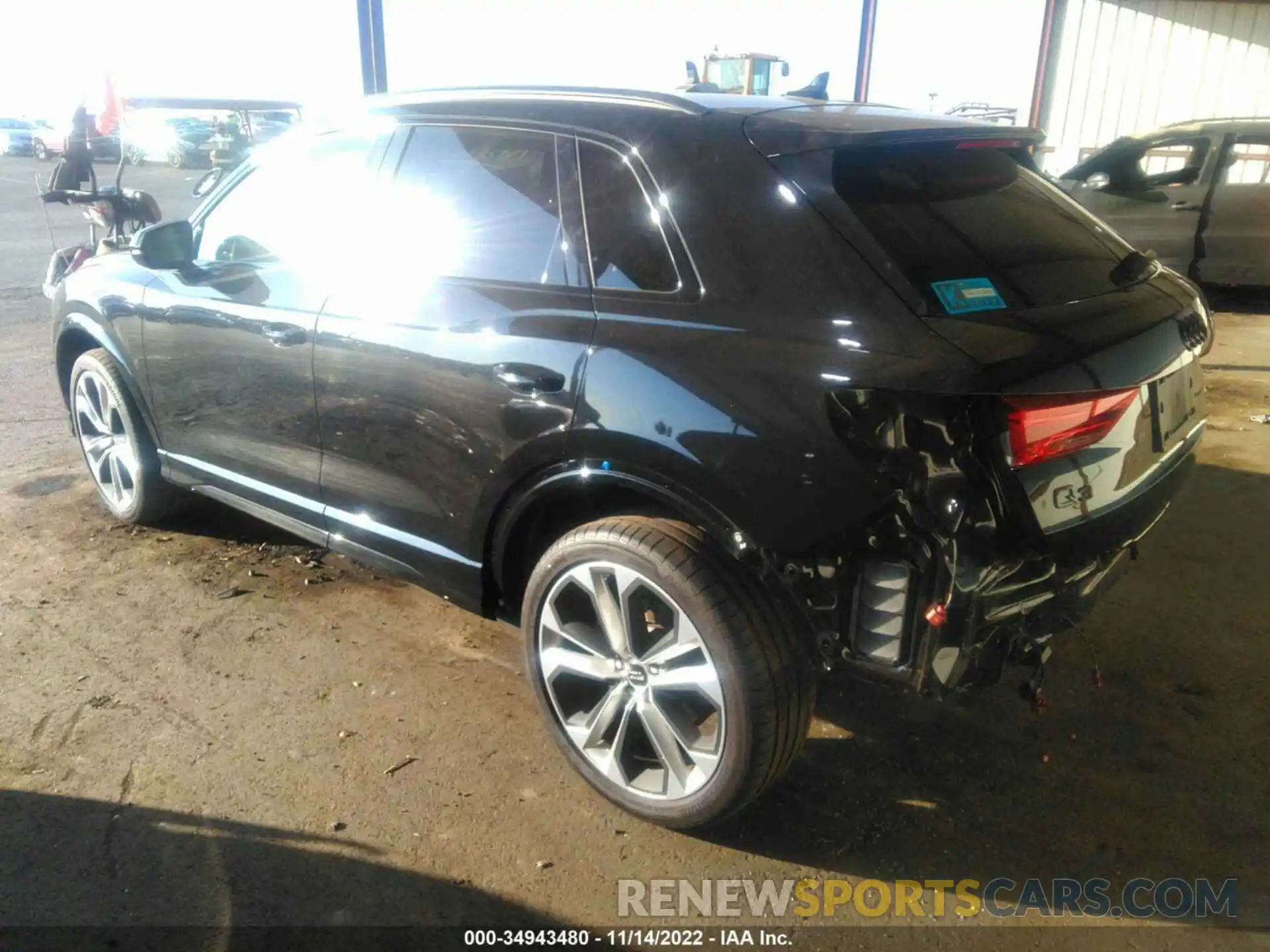 3 Photograph of a damaged car WA1EECF32M1009934 AUDI Q3 2021