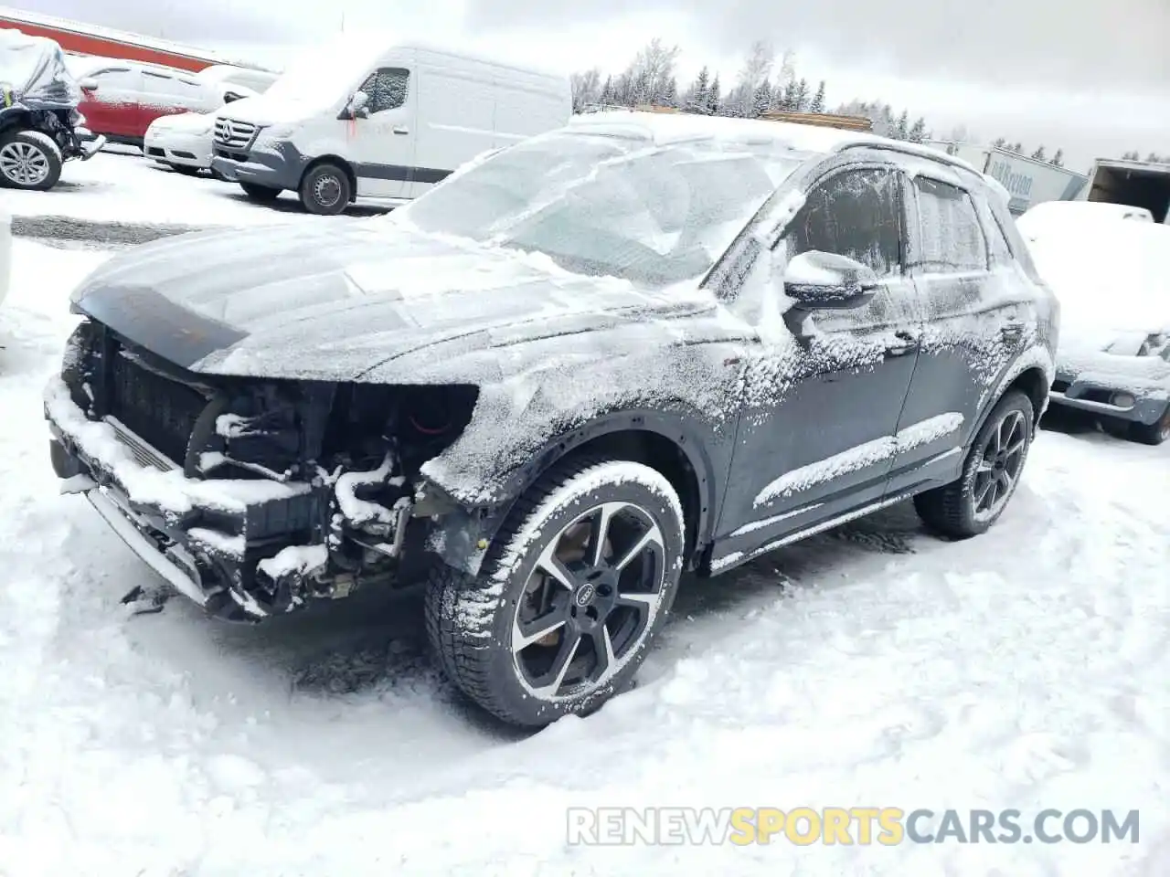 1 Photograph of a damaged car WA1EECF33M1091365 AUDI Q3 2021