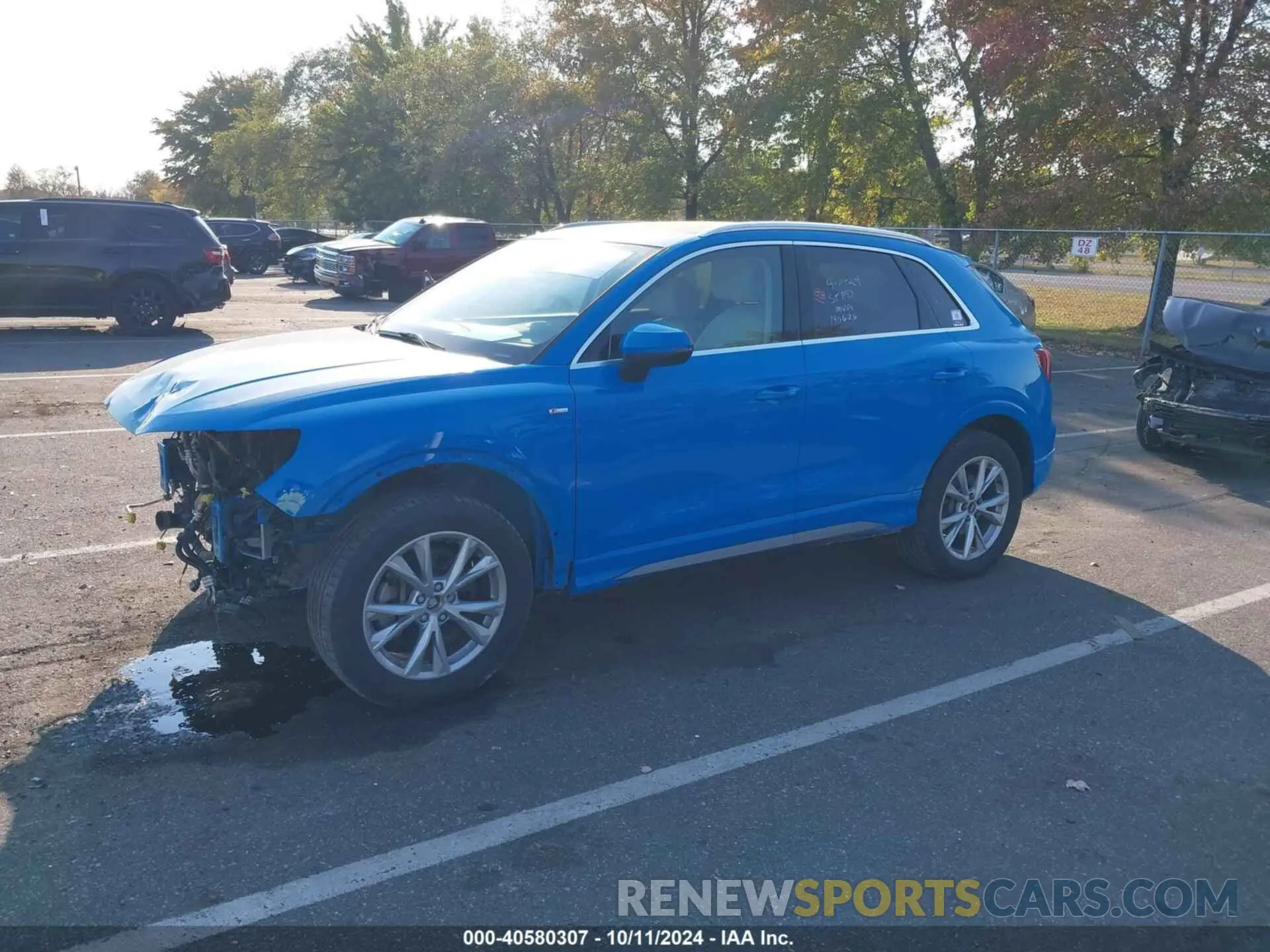 2 Photograph of a damaged car WA1EECF35M1043527 AUDI Q3 2021