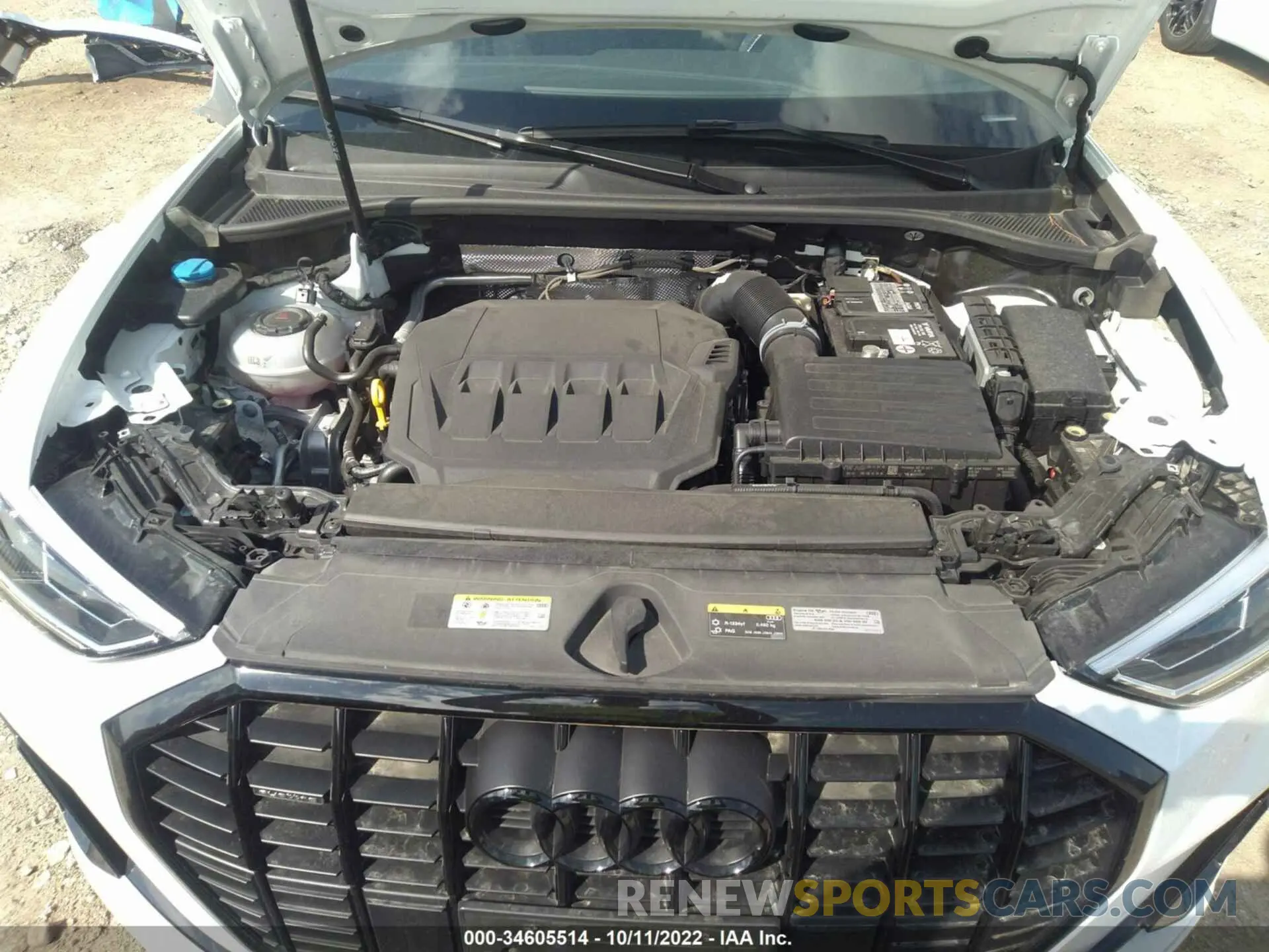 10 Photograph of a damaged car WA1EECF35M1125760 AUDI Q3 2021