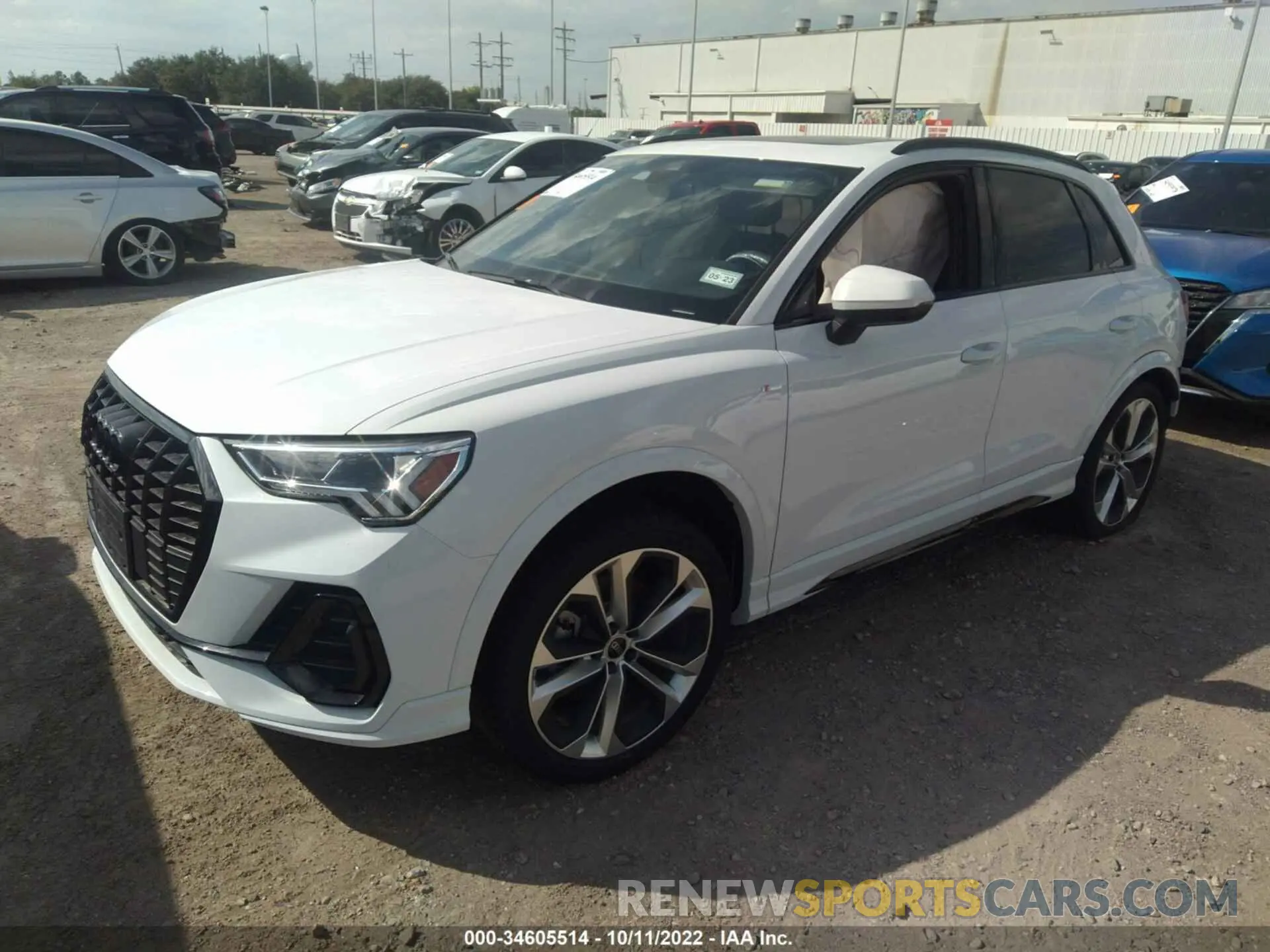 2 Photograph of a damaged car WA1EECF35M1125760 AUDI Q3 2021