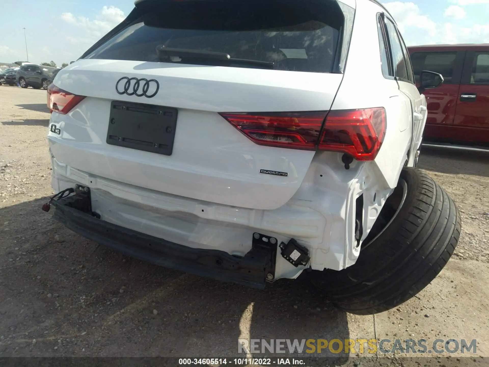 6 Photograph of a damaged car WA1EECF35M1125760 AUDI Q3 2021