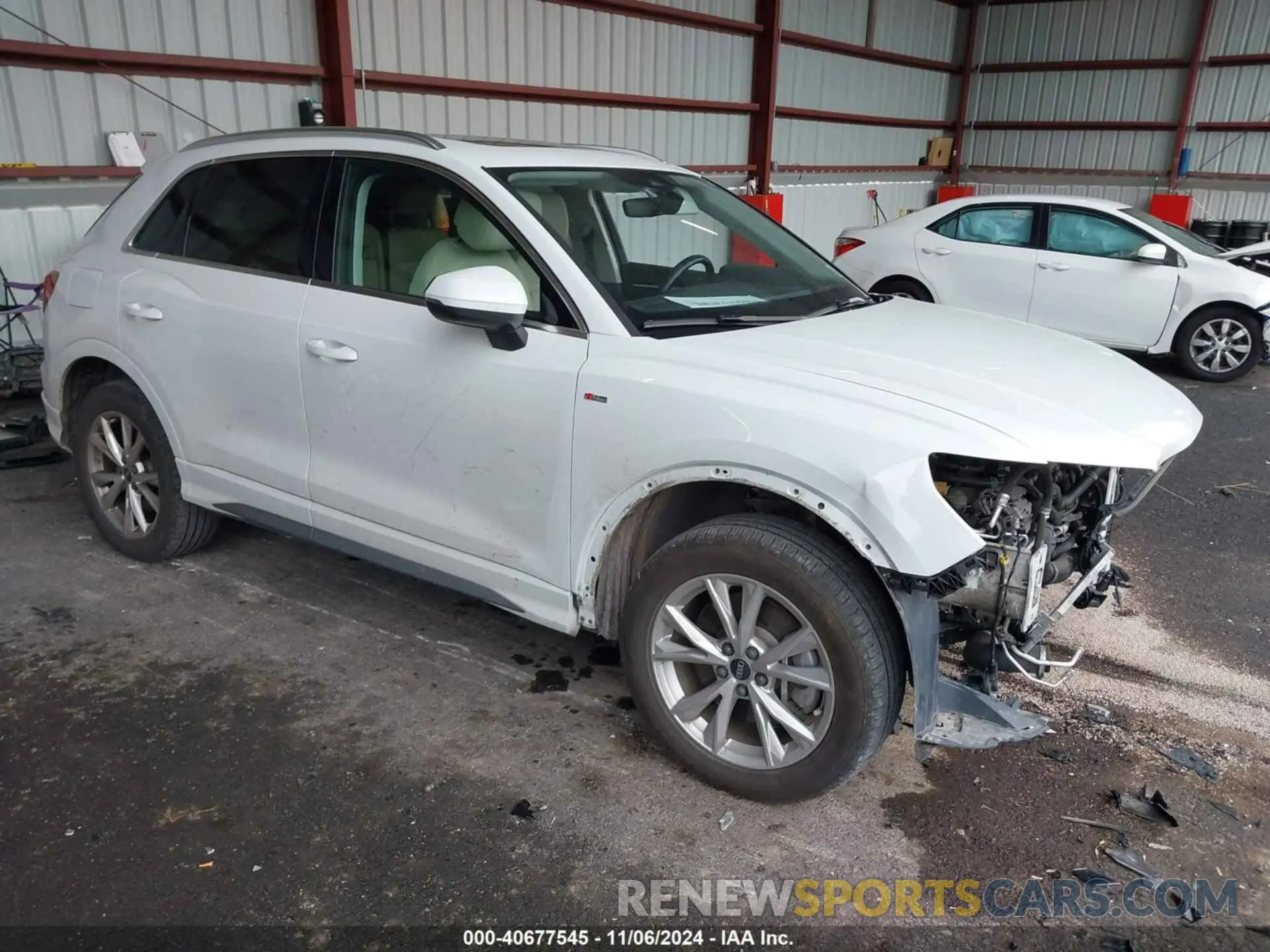 1 Photograph of a damaged car WA1EECF37M1108166 AUDI Q3 2021
