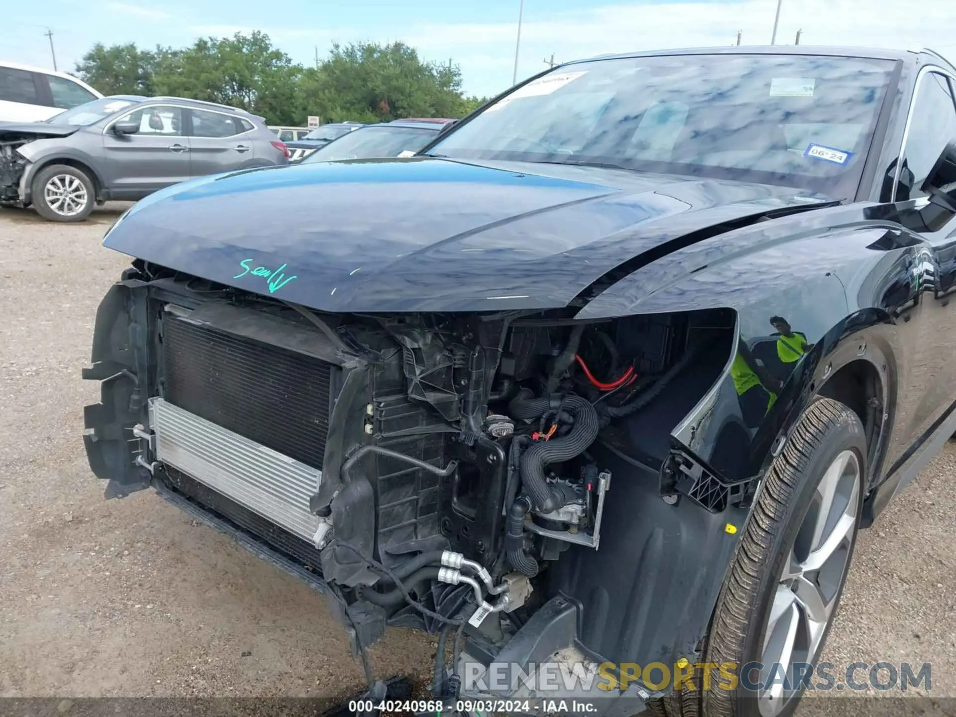 6 Photograph of a damaged car WA1EECF37M1133360 AUDI Q3 2021