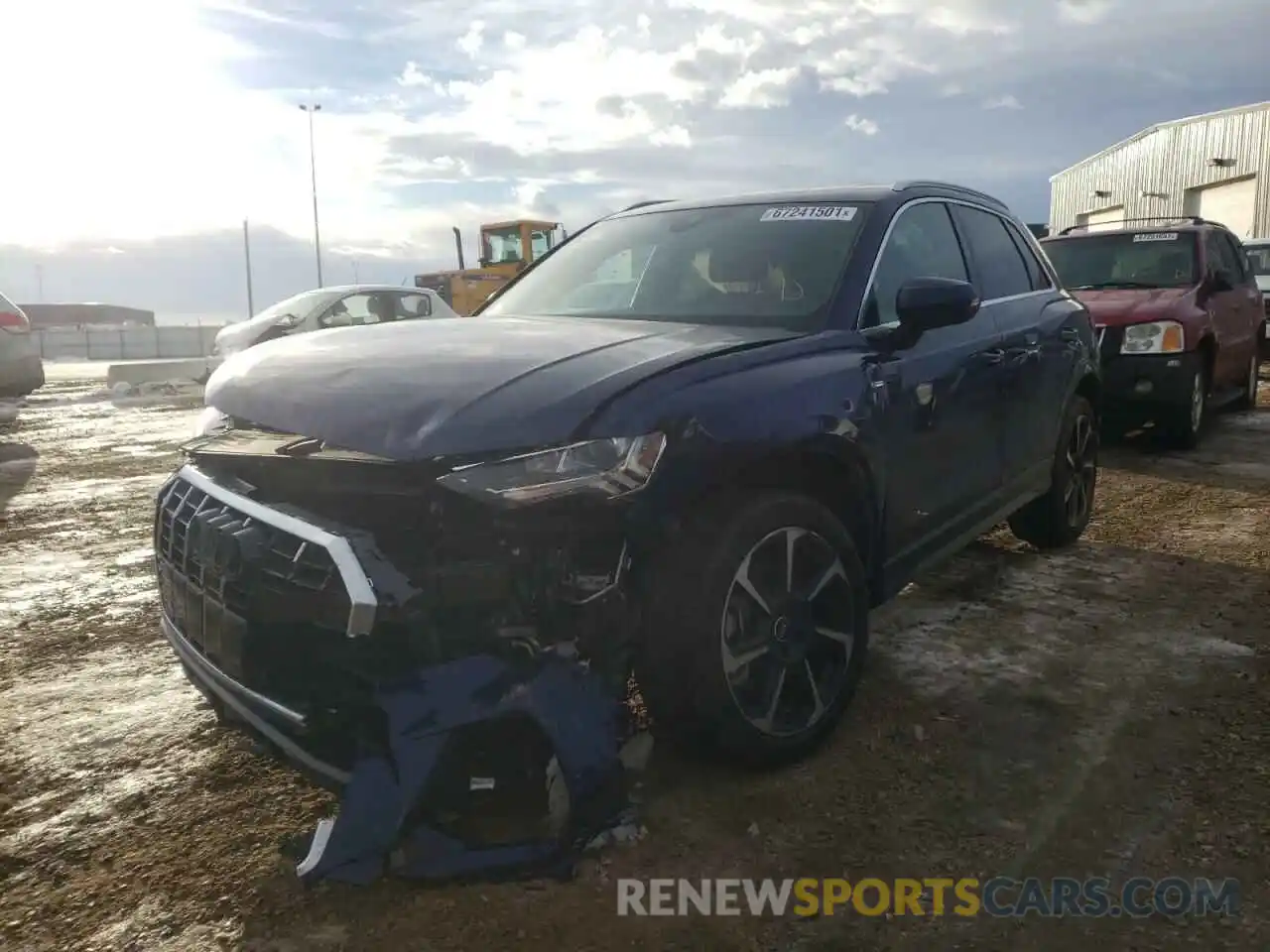 2 Photograph of a damaged car WA1EECF38M1066042 AUDI Q3 2021