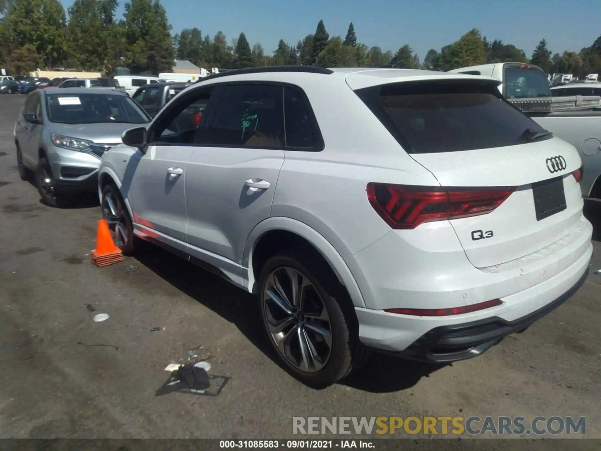 3 Photograph of a damaged car WA1EECF39M1024205 AUDI Q3 2021